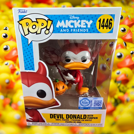 Devil Donald With Pumpkin Specialty Series # 1446 (Nib)
With pop protector