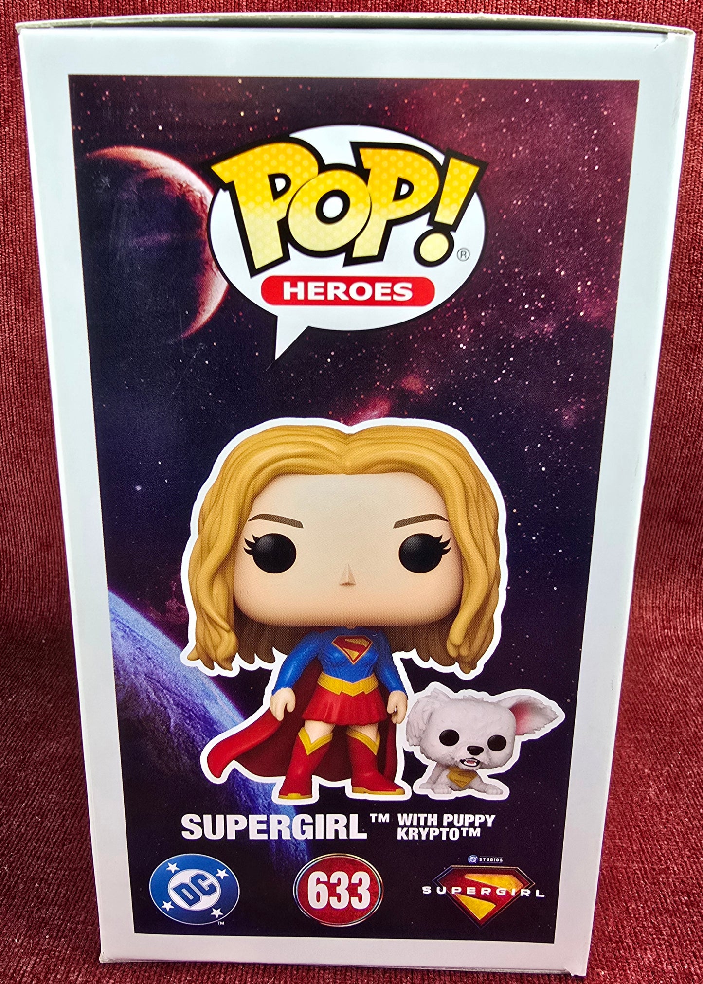Funko Pop! Vinyl: Supergirl with Puppy Krypto - Exclusive # 633 (Nib)
With pop protector