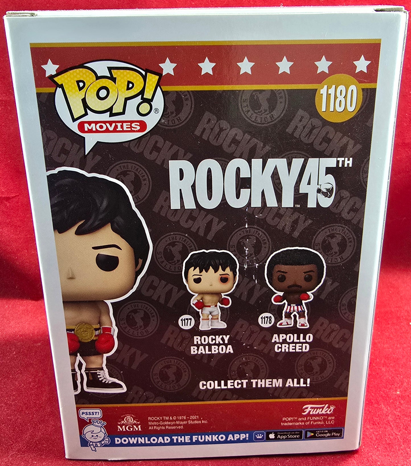 Rocky Balboa Specialty Series Funko # 1180 (Nib)
With pop protector