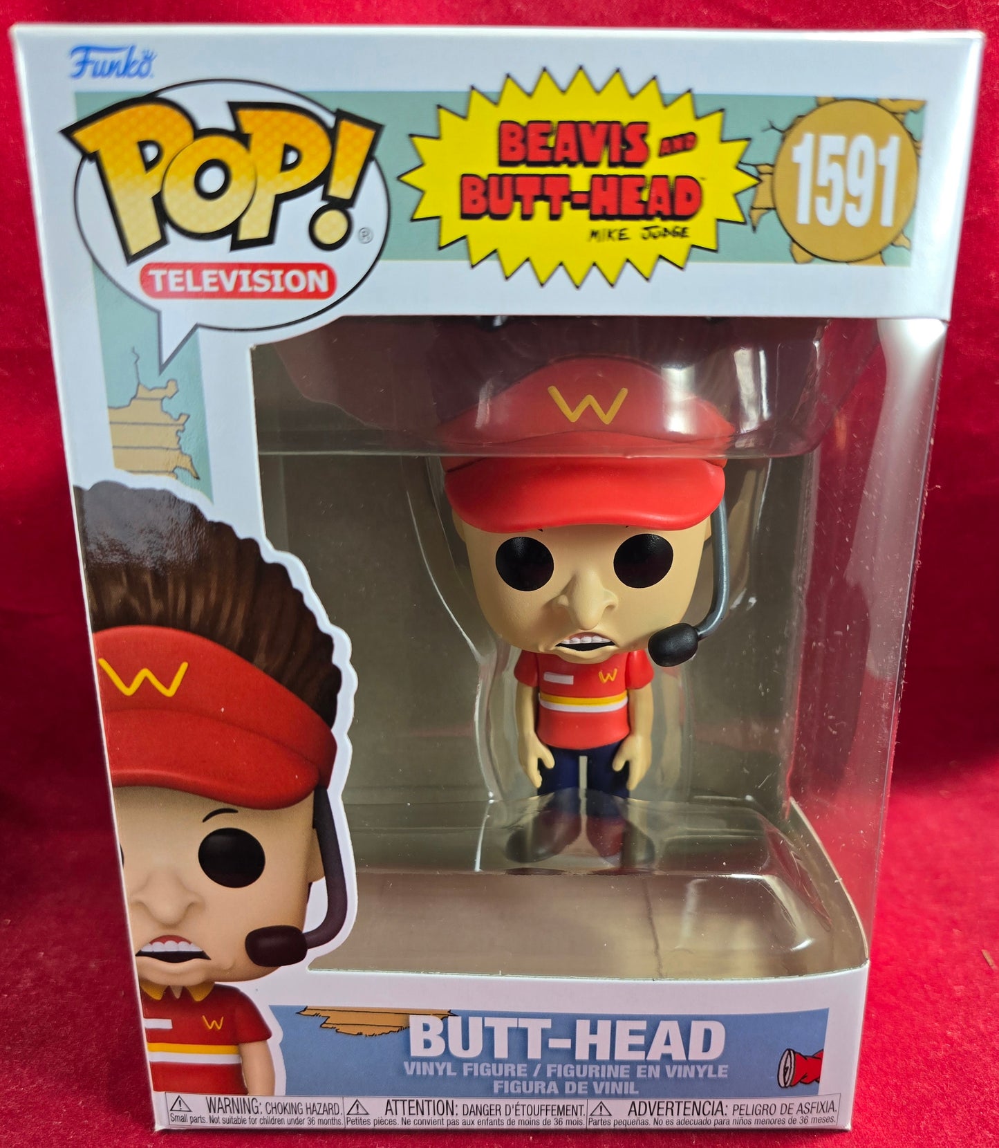 Butt-head funko # 1591 (nib) With pop protector