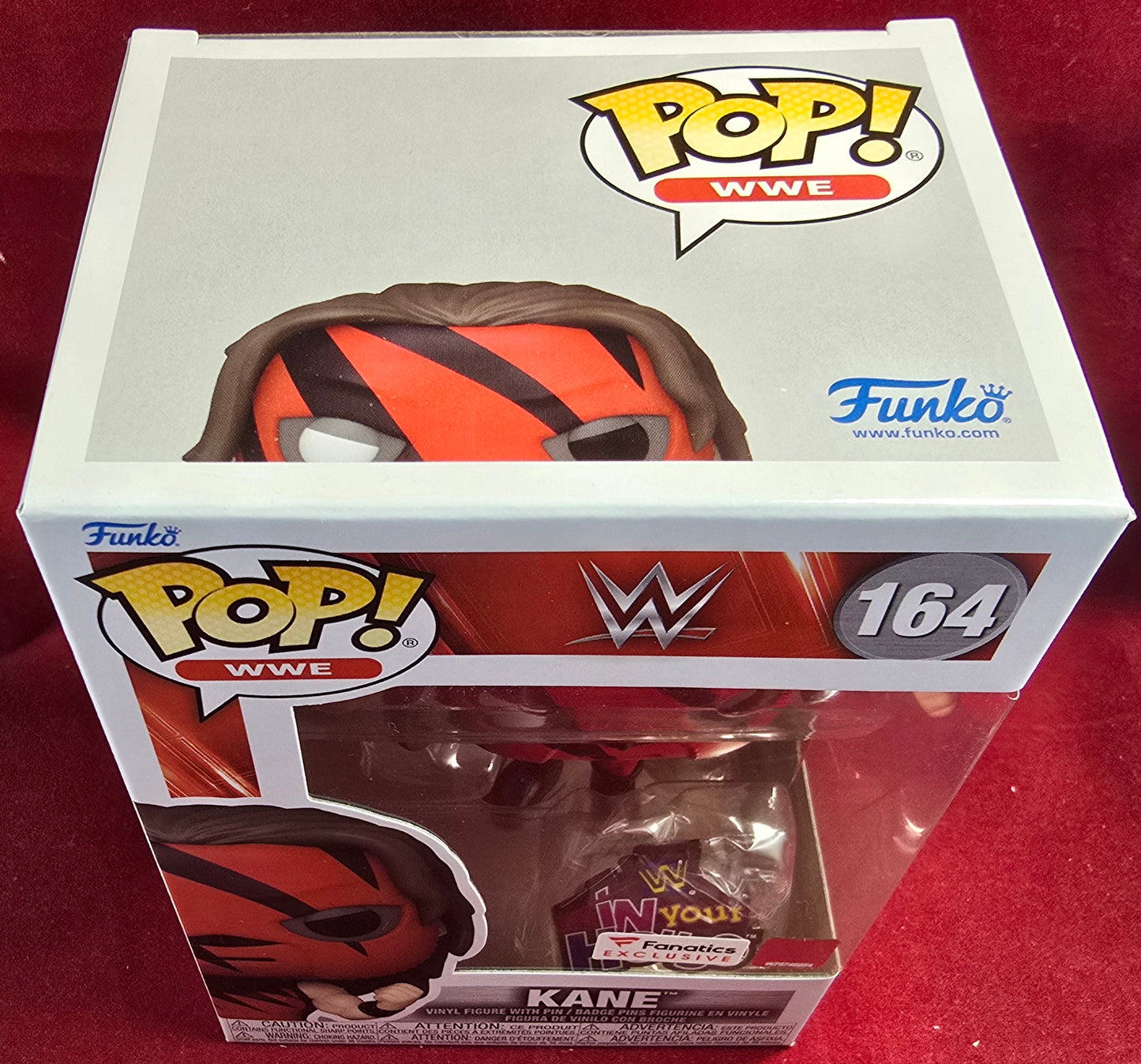 Kane fanatics exclusive funko # 164 (nib) With pop protector