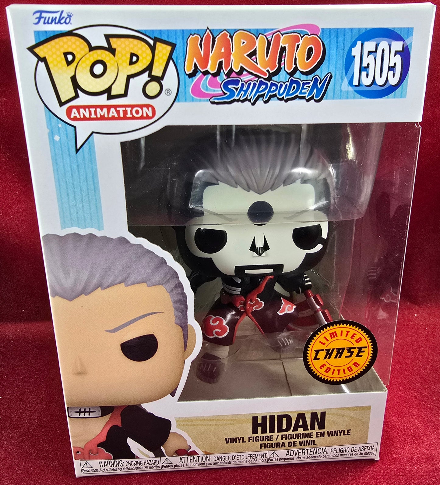 Hidan chase funko # 1505 (nib)with pop protector