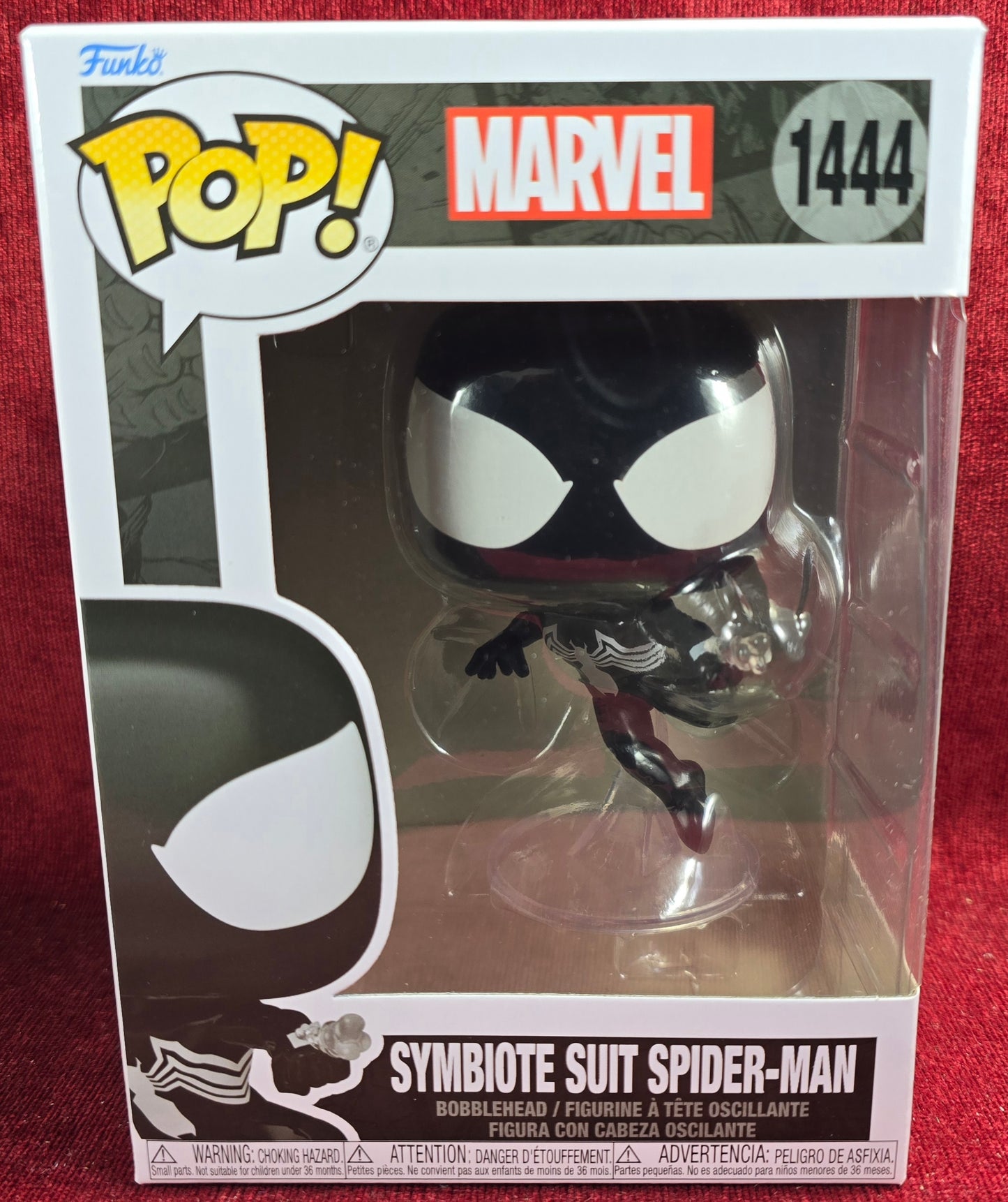 Funko Pop! Marvel: Symbiote Suit Spider-Man # 1444 (Nib)
With pop protector