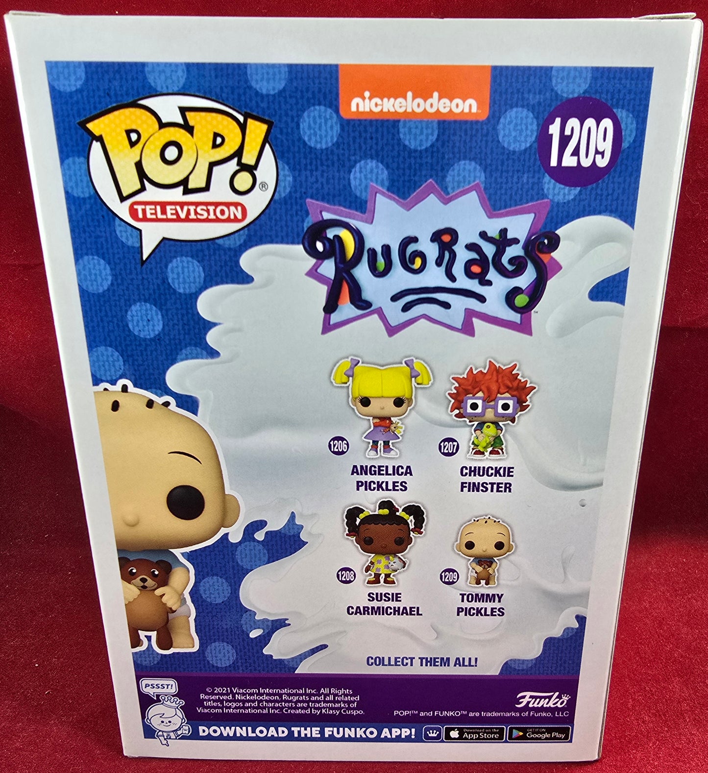 Tommy Pickles funko # 1209 (nib) with pop protector