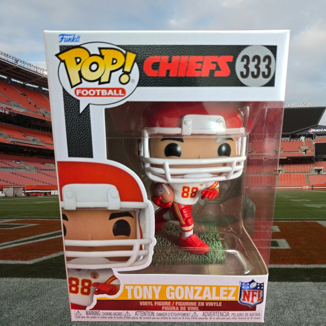 Funko Pop! Football: Tony Gonzalez # 333 (Nib)
With pop protector