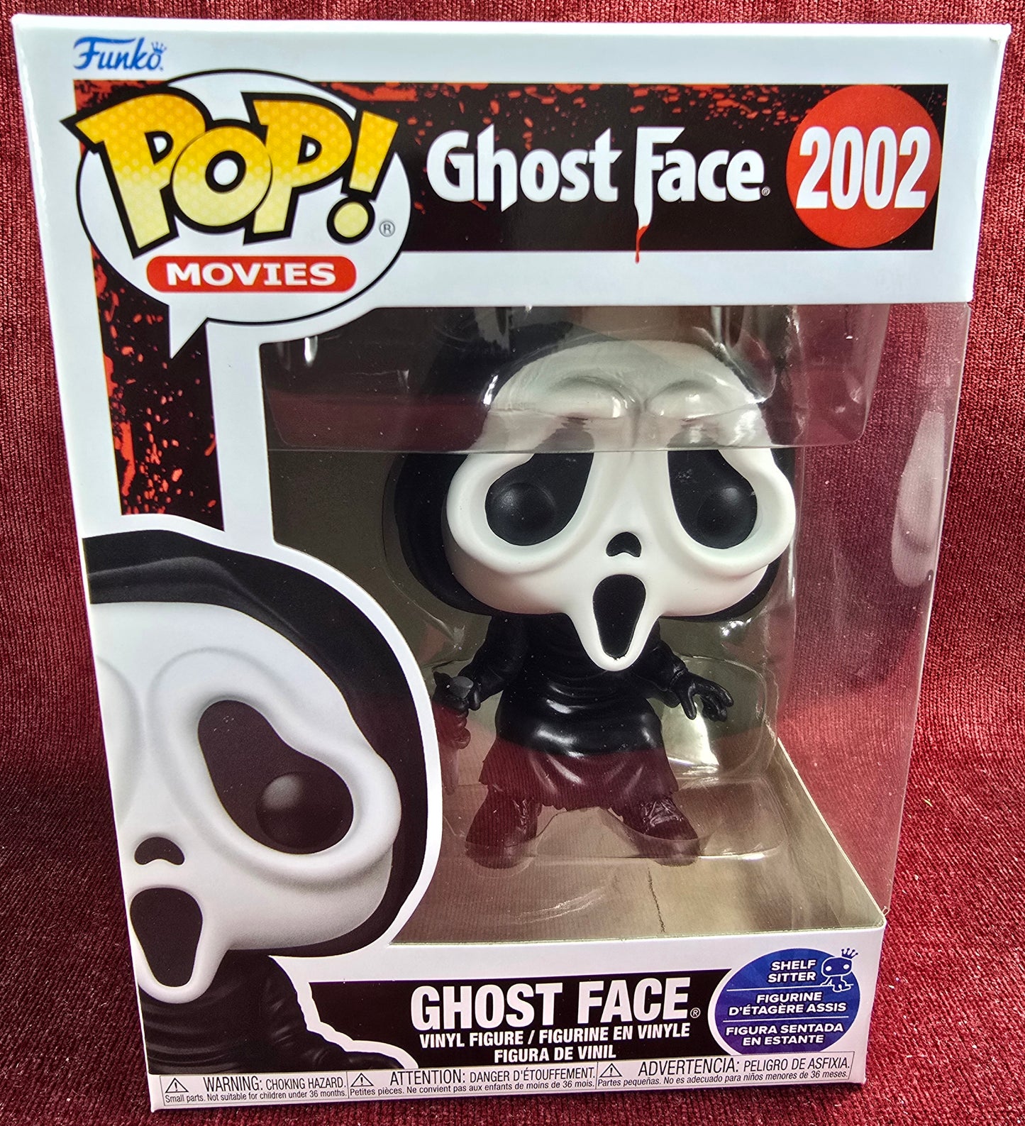 Funko Pop! Vinyl:  Ghost Face #2002 (Nib) with pop protector