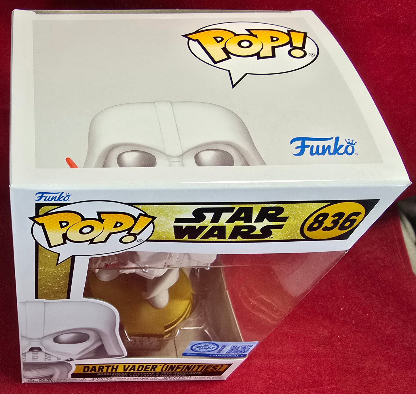 Funko Pop! Vinyl:  Darth Vader Specialty Series # 836 (Nib)
With pop protector