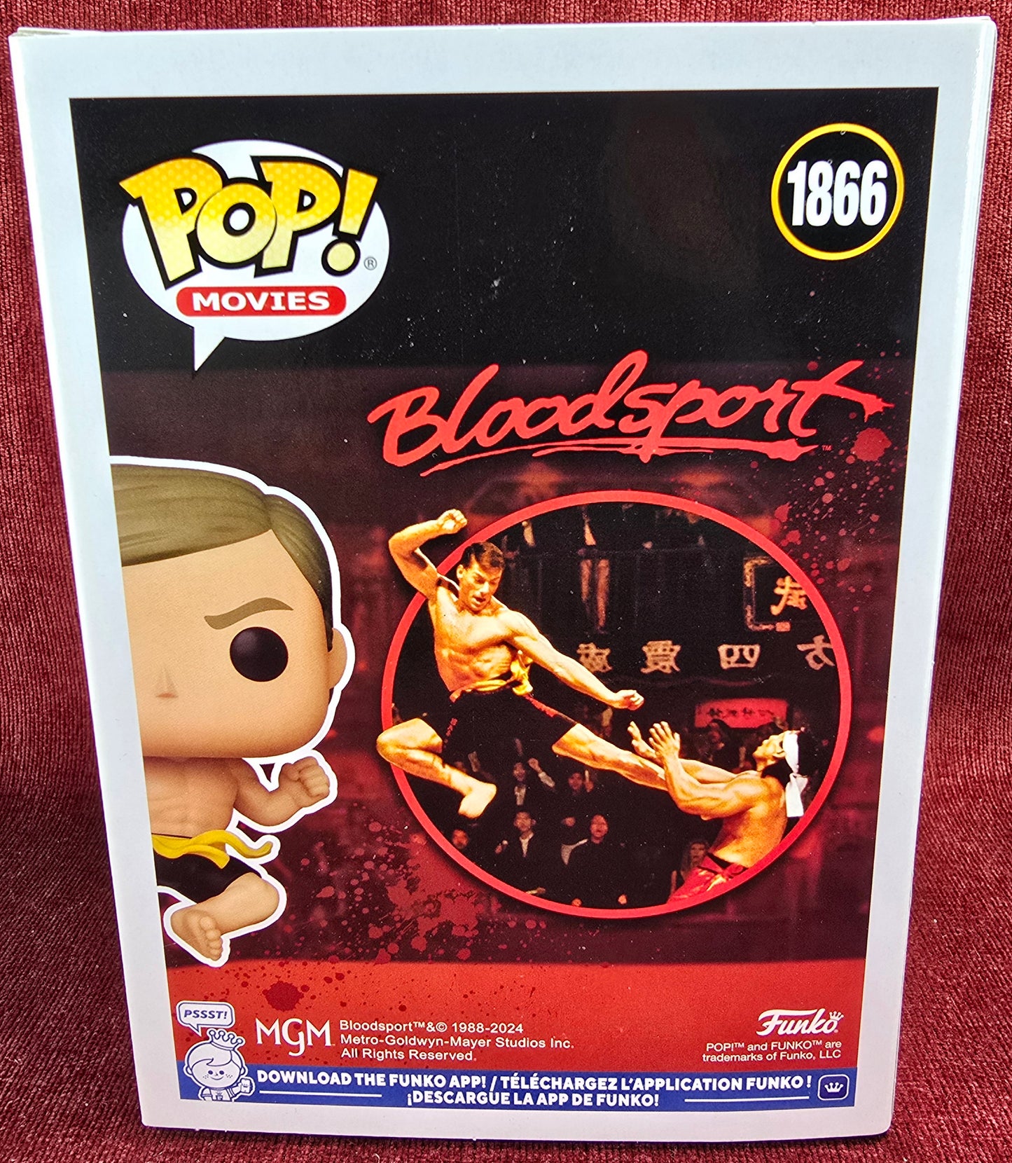 Bloodsport funko # 1866 (nib)
With pop protector