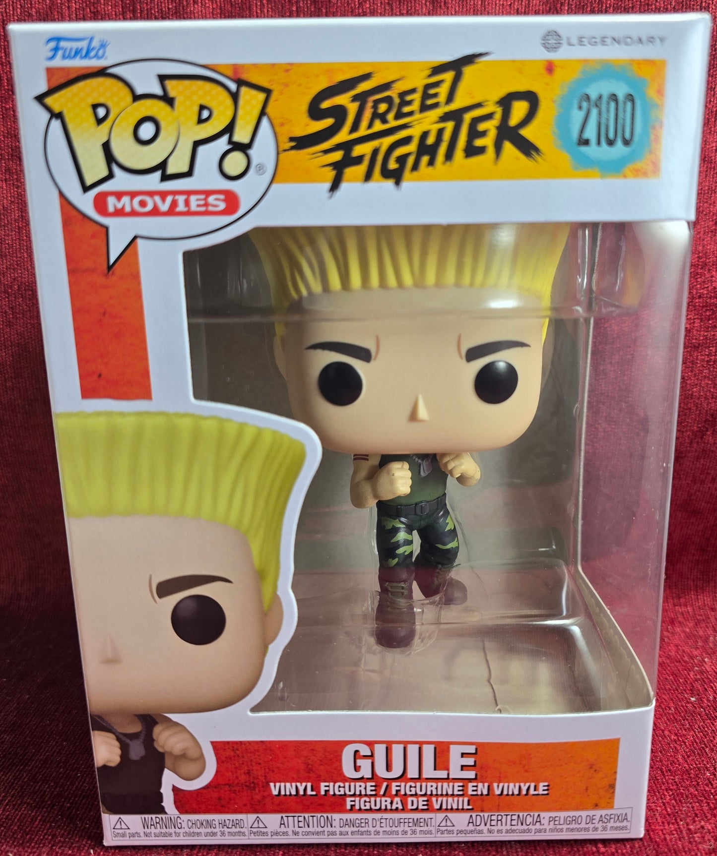 Funko Pop! Movies: Guile # 2100 (Nib)
With pop protector