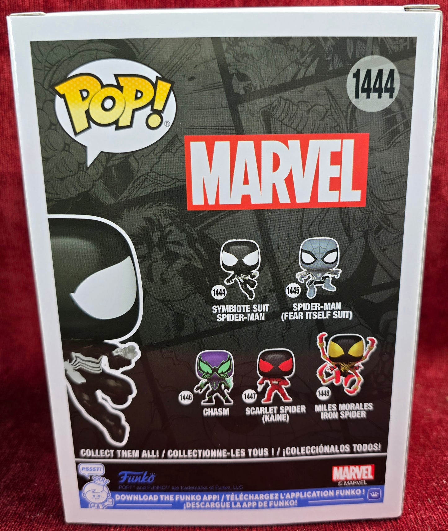 Funko Pop! Marvel: Symbiote Suit Spider-Man # 1444 (Nib)
With pop protector
