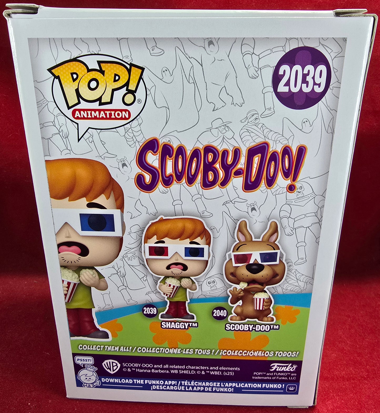 Shaggy Funko # 2039 (Nib)
With pop protector