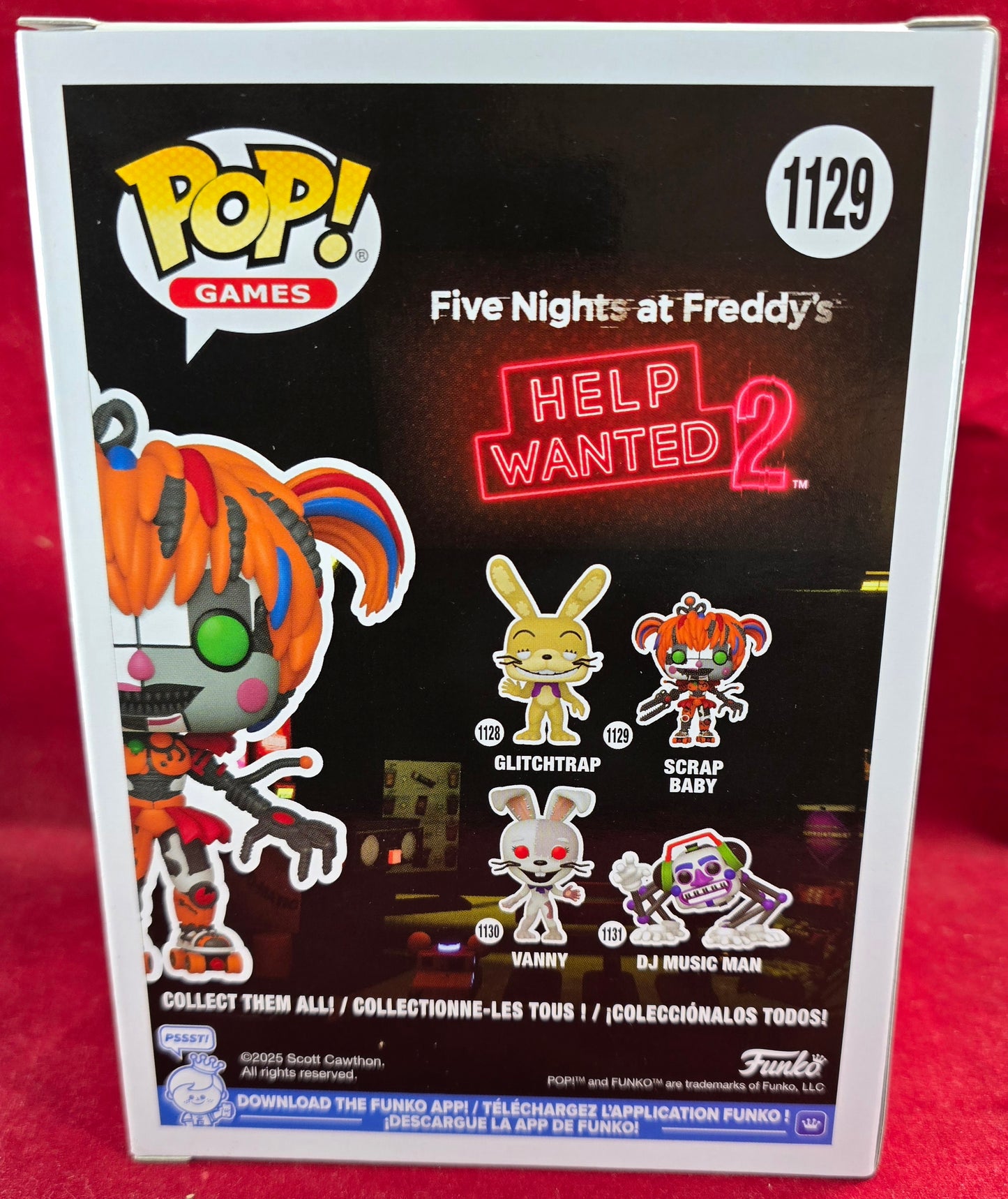 Scrap Baby Funko #1129 (Nib)
With pop protector