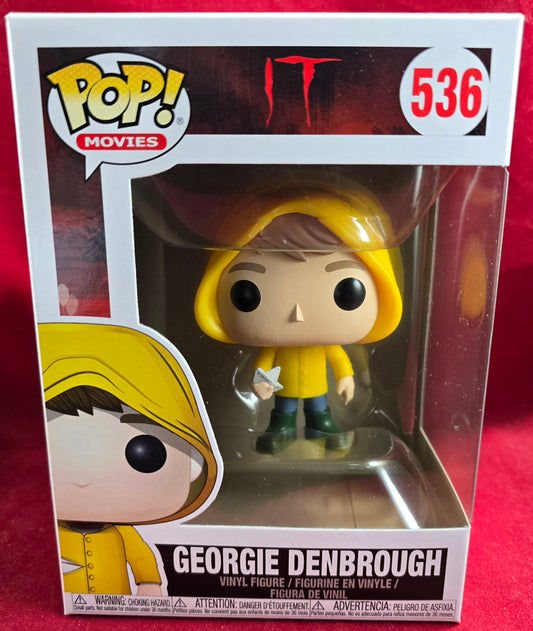 Georgie Denbrough funko # 536 (nib) with pop protector