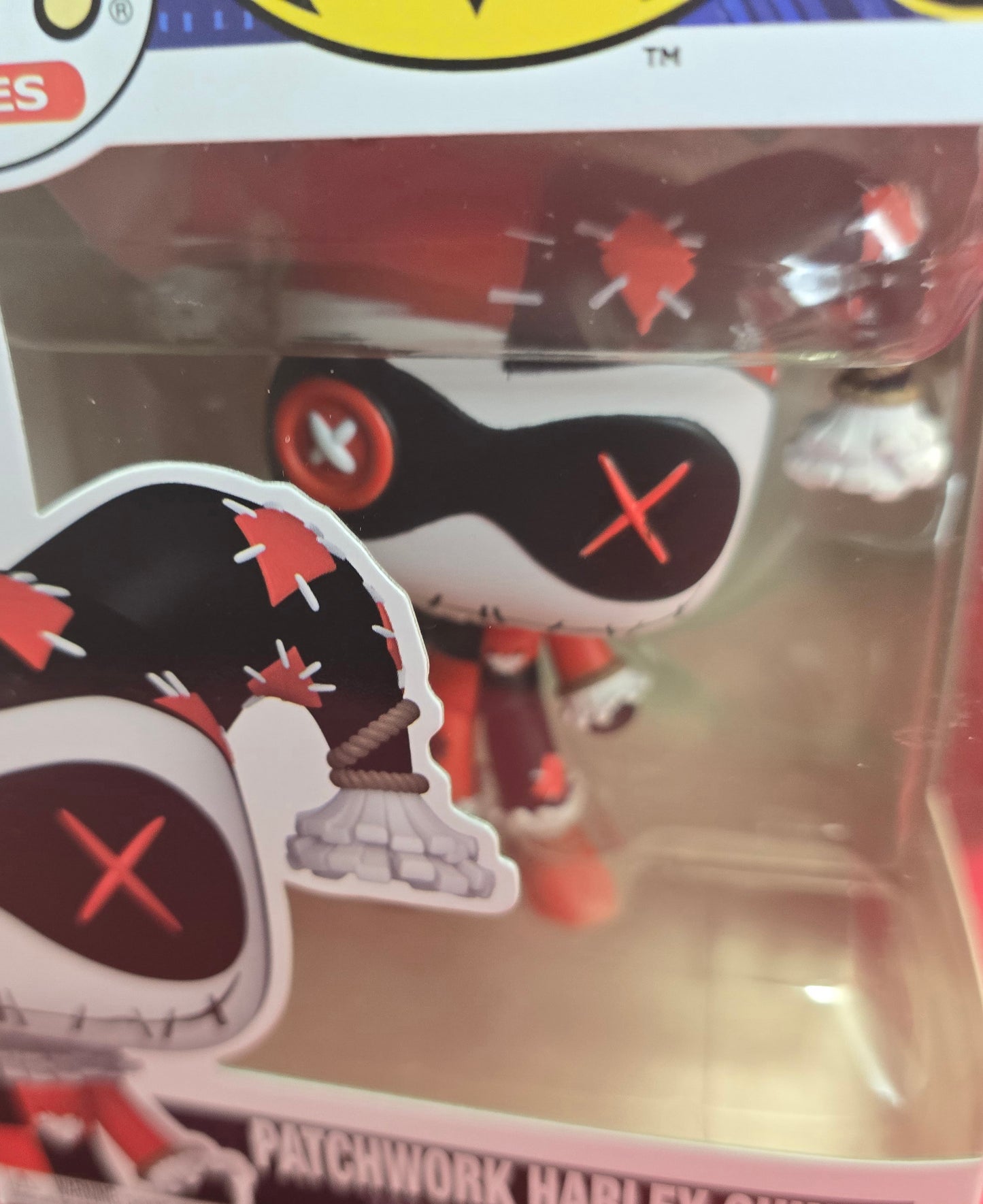 Patchwork Harley Quinn funko # 510 (nib) With pop protector