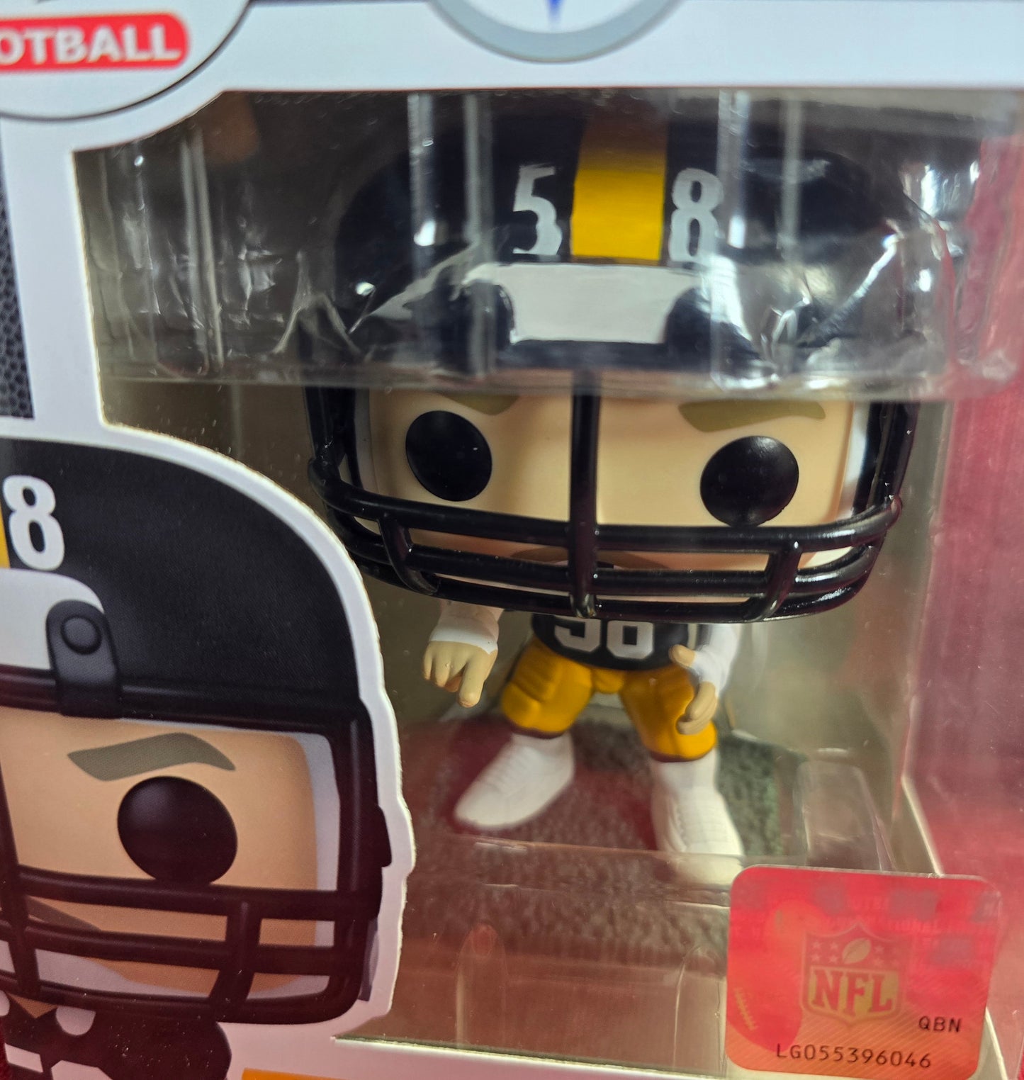 Funko POP! Football: Jack Lambert  # 217 (Nib)
With pop protector