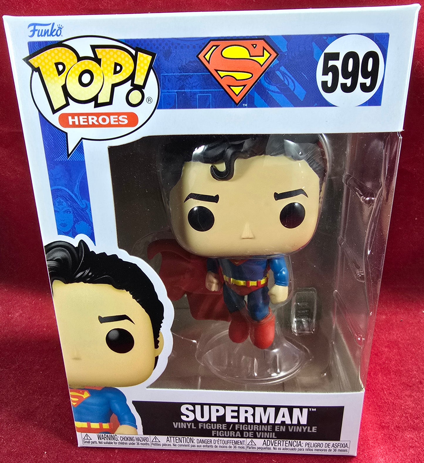 Superman funko # 599 (nib) With pop protector