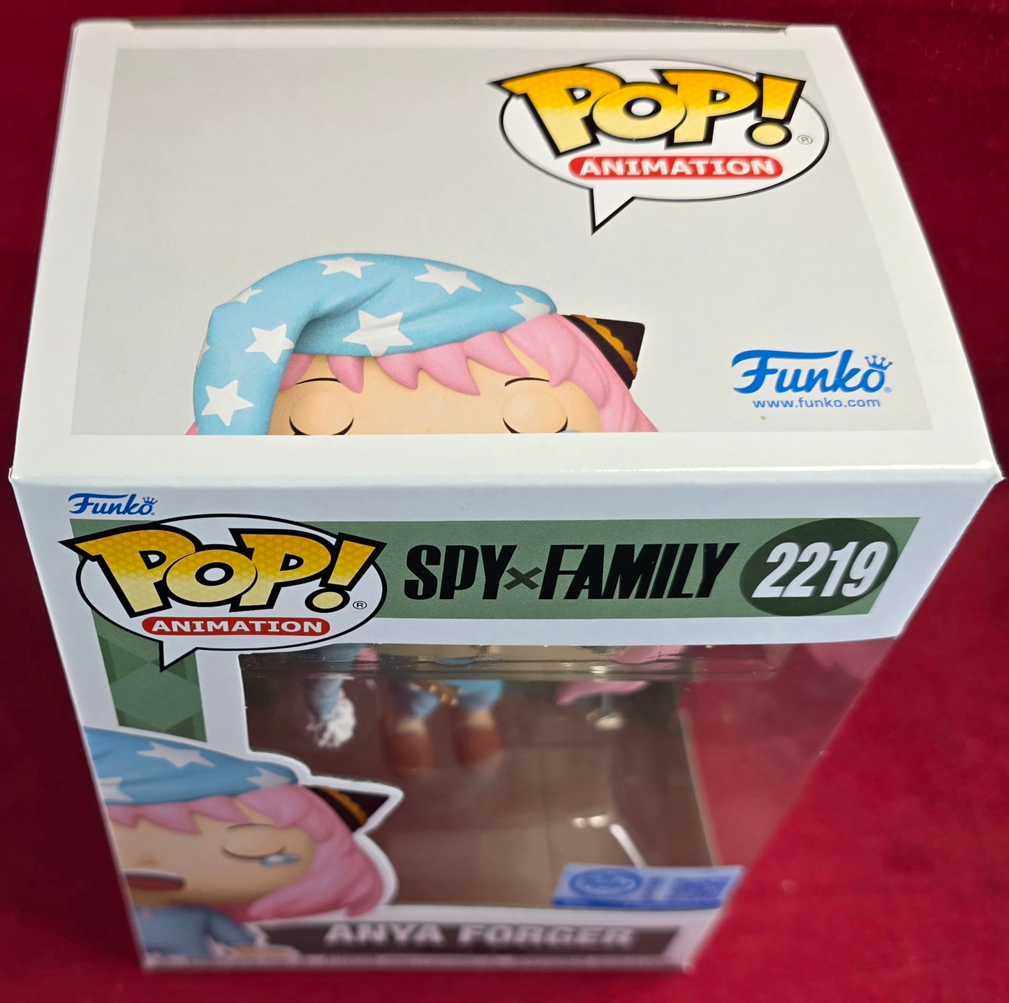 Funko POP! Spy X Family Anya Forger Pajamas Funko # 2219 (Nib)
With pop protector