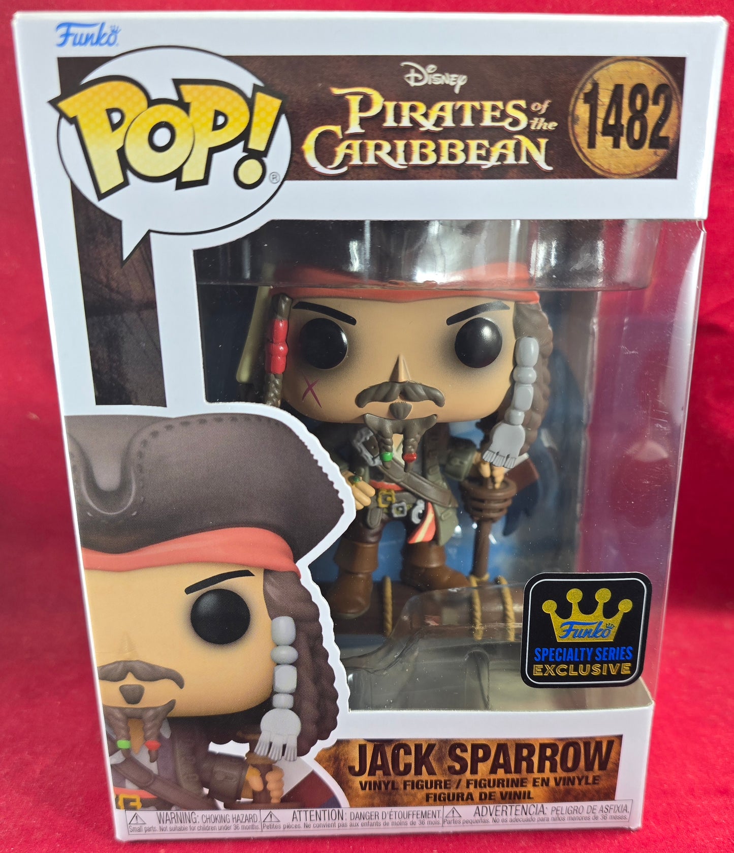 Jack Sparrow Specialty Series Funko # 1482 (Nib)
With pop protector