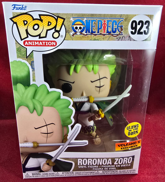 Roronoa Zoro Volcano x exclusive funko # 923 (nib) With pop protector