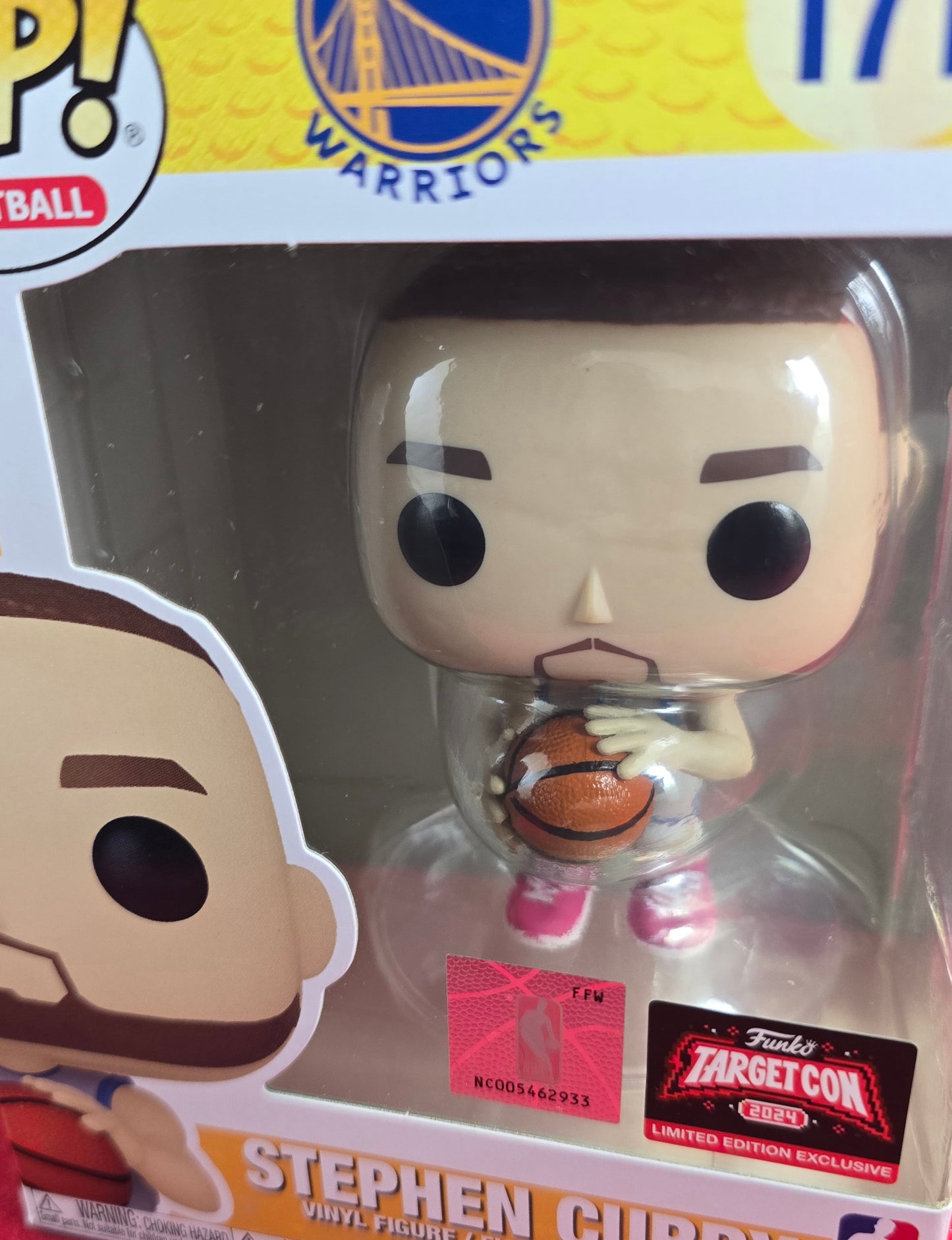 Stephen Curry Target Con exclusive funko # 171 (nib) With pop protector