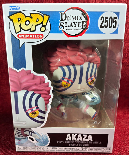 Funko Pop! Vinyl:  Akaza #2043 (Nib) 
With pop protector