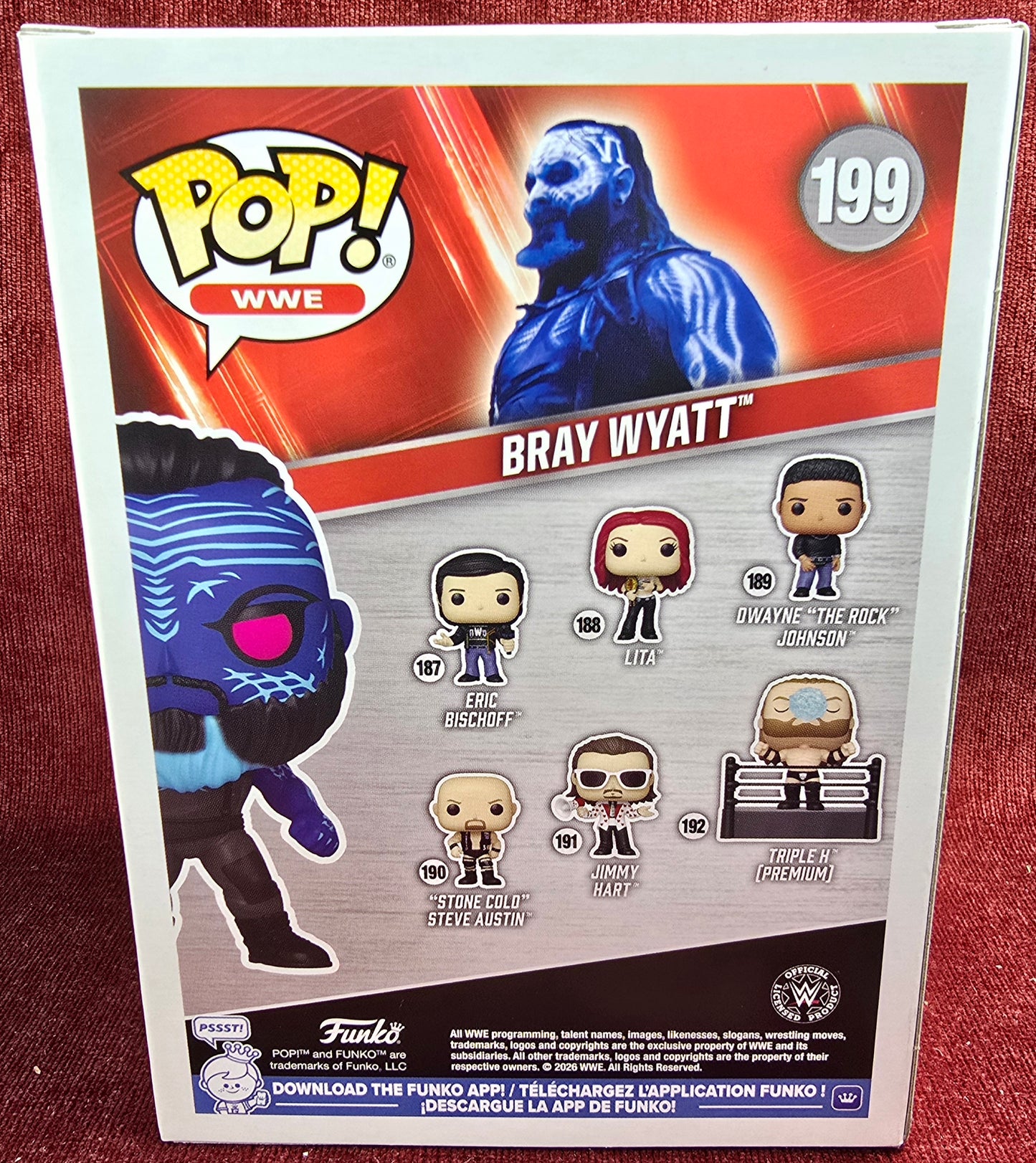 Funko Pop! Vinyl: WWE - Bray Wyatt # 199 (Nib)
With pop protector