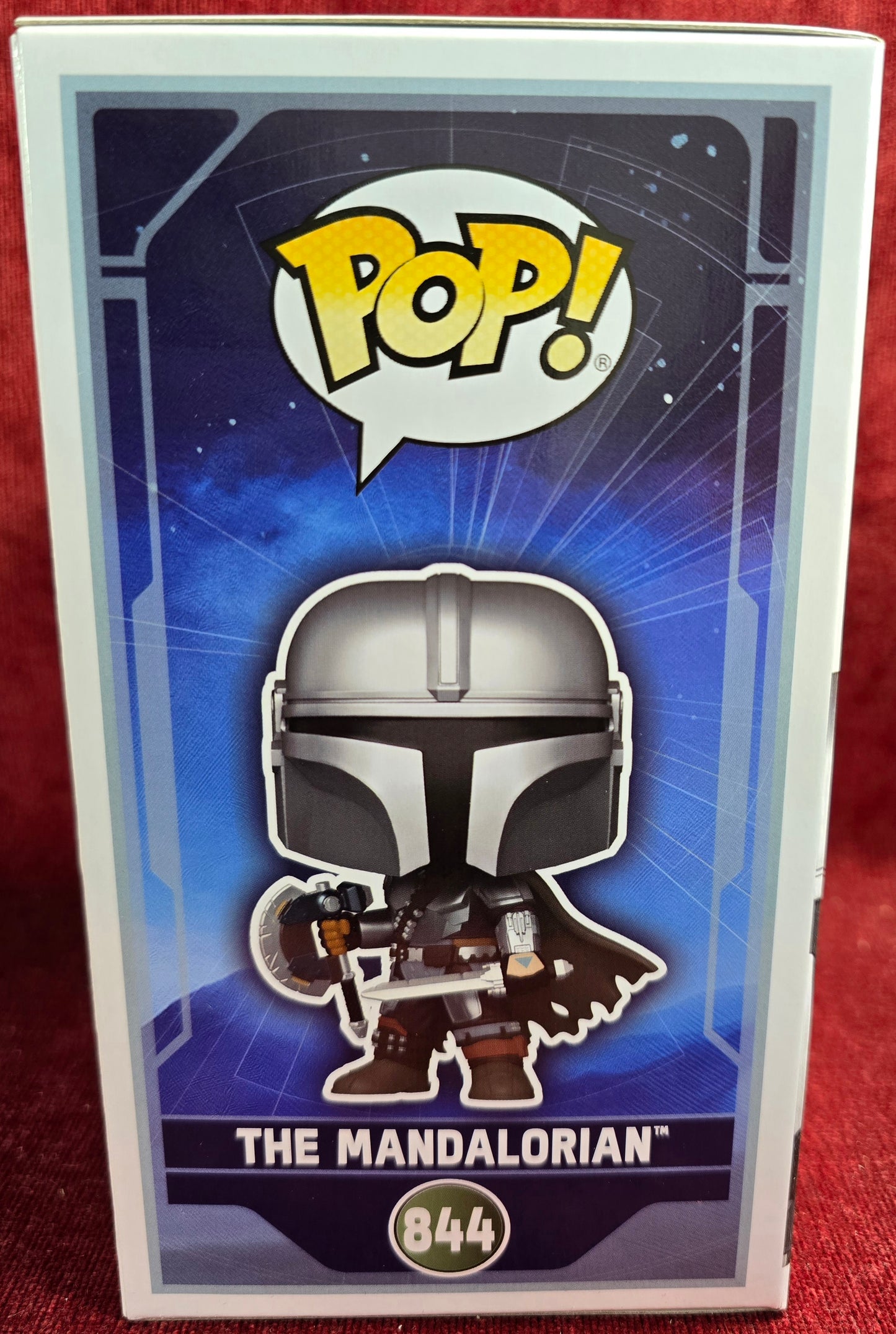 Funko Pop! Star Wars: The Mandalorian Figure # 844 (Nib) 
With pop protector