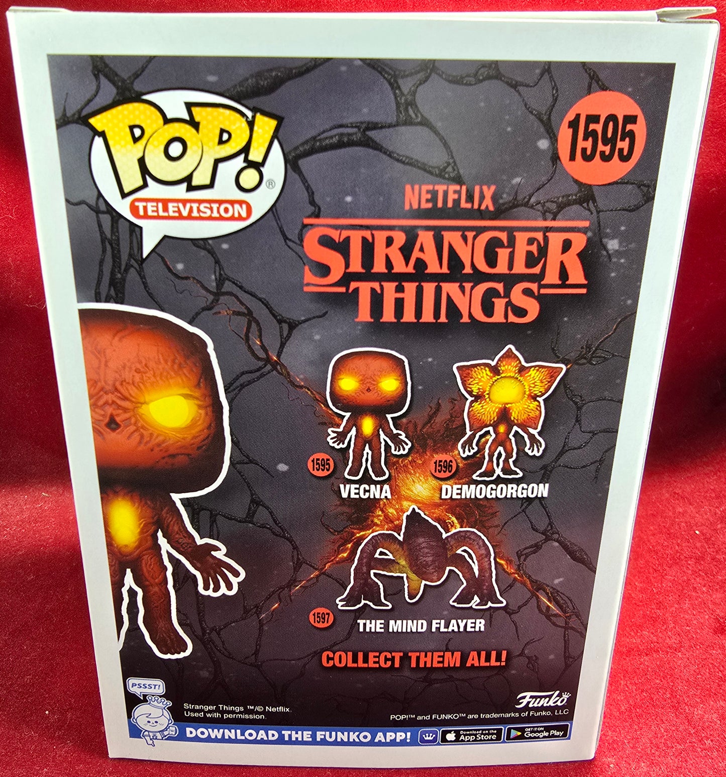 Vecna Funko # 1595 (Nib)
With pop protector