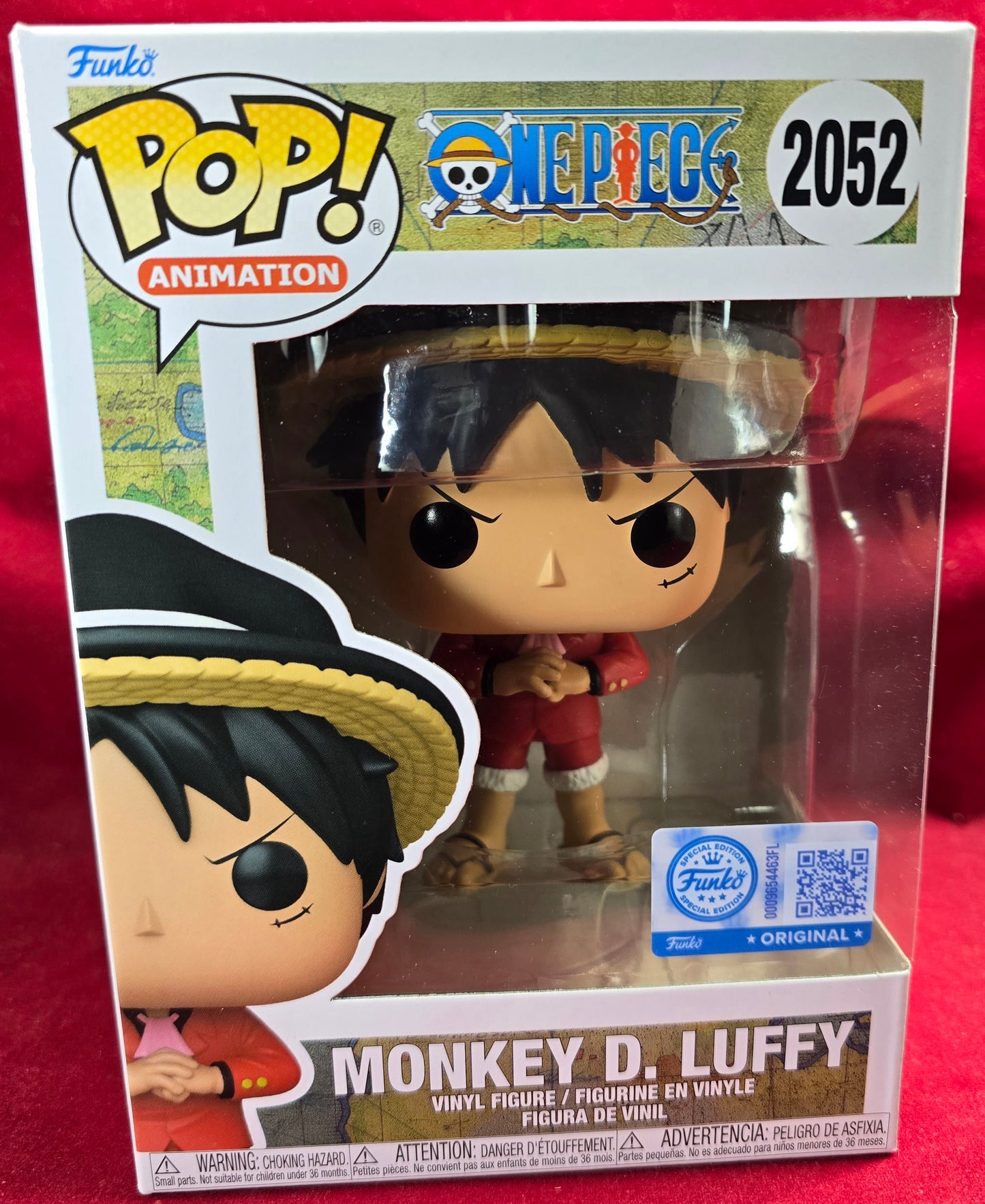 Monkey D. Luffy Entertainment Exclusive Funko #2052 (Nib) With pop protector