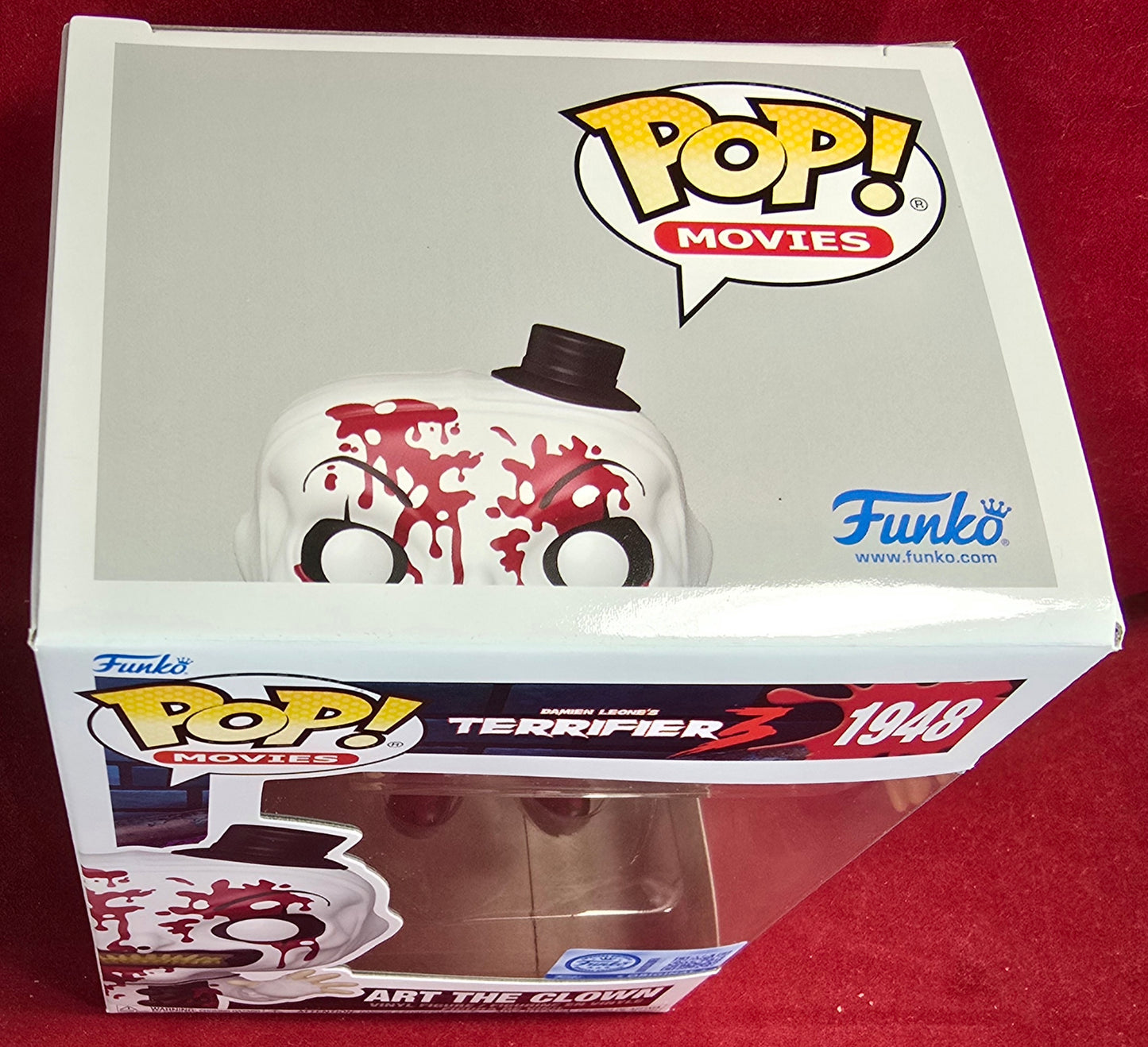 Funko Pop! Art the Clown Funko Exclusive #1948 (Nib) With pop protector