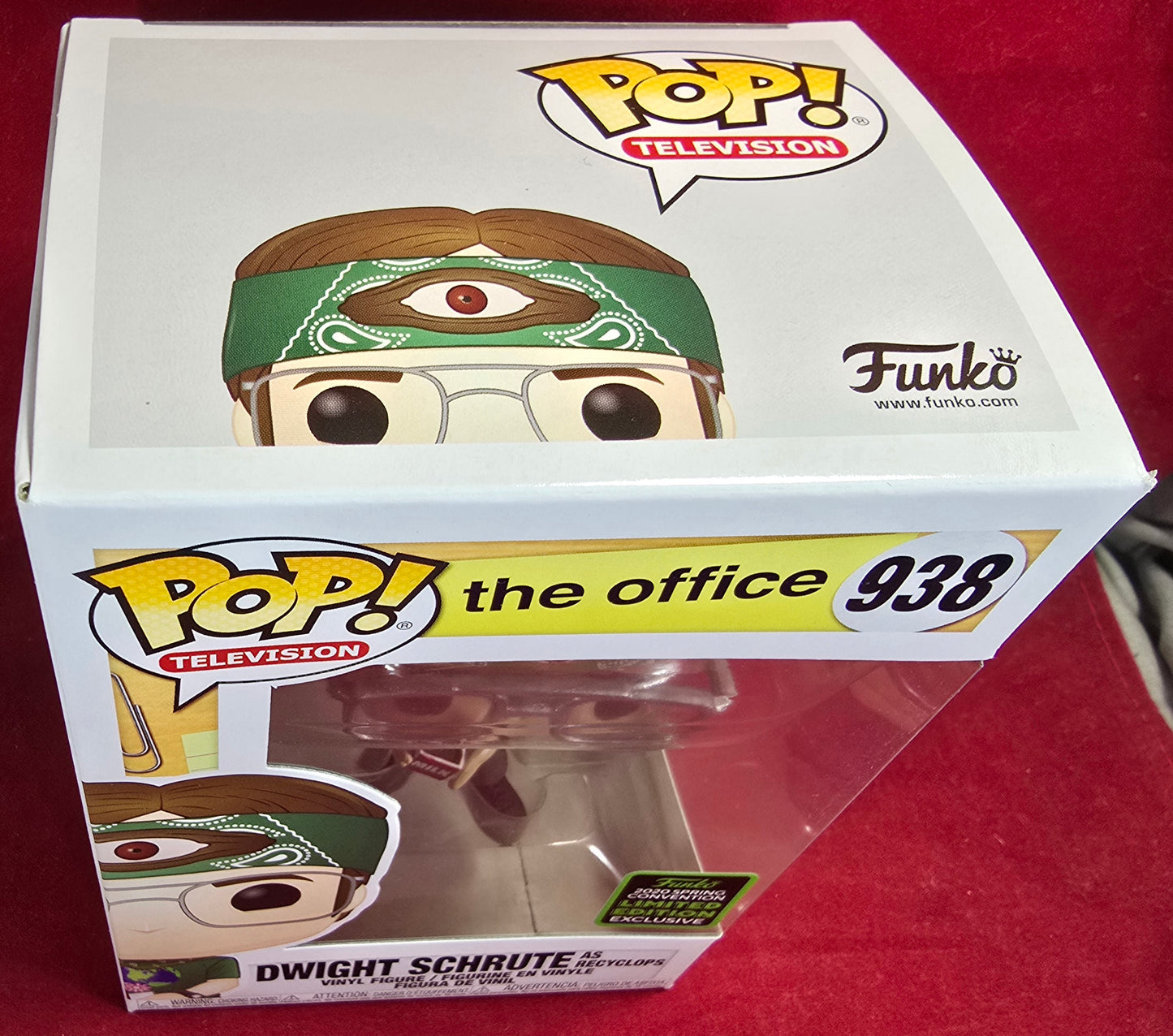 Funko Pop! Vinyl: Dwight Schrute as Recyclops # 938 (Nib)
With pop protector