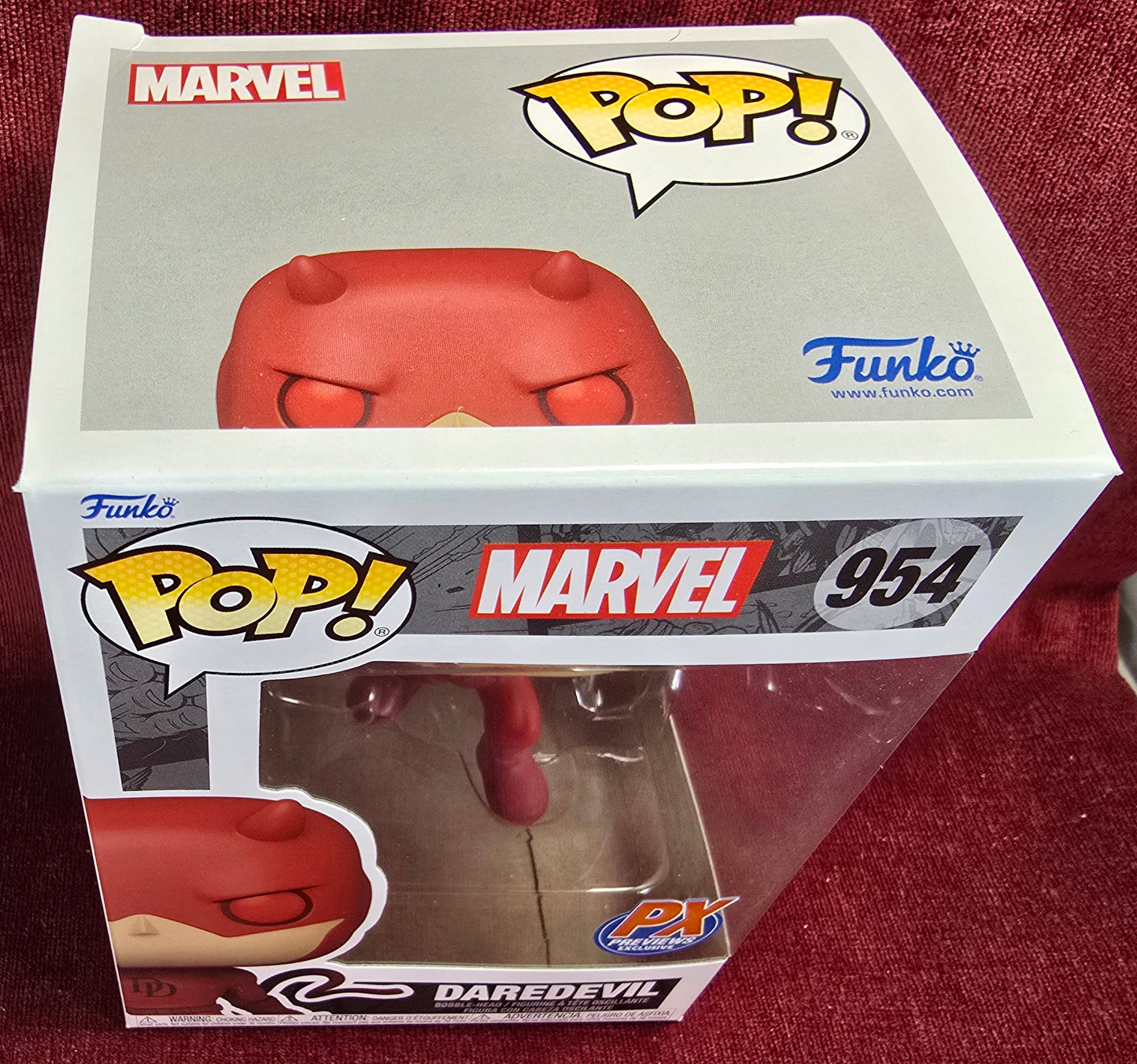 Funko Pop! Vinyl:  Daredevil PX Exclusive #954 (Nip)
With pop protector