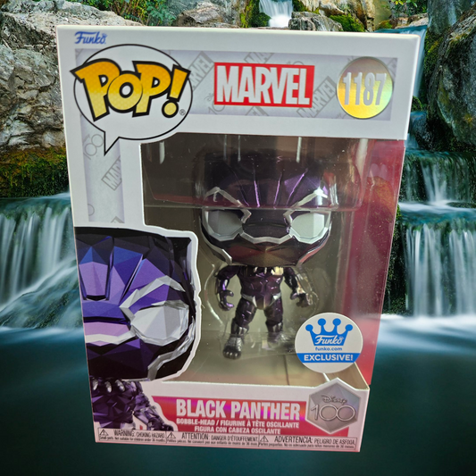 Black panther funko exclusive # 1187 (nib) With pop protector