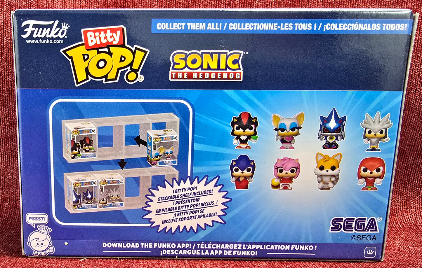 Sonic the Hedgehog Shadow Bitty Bop 4-Pack (Nib)