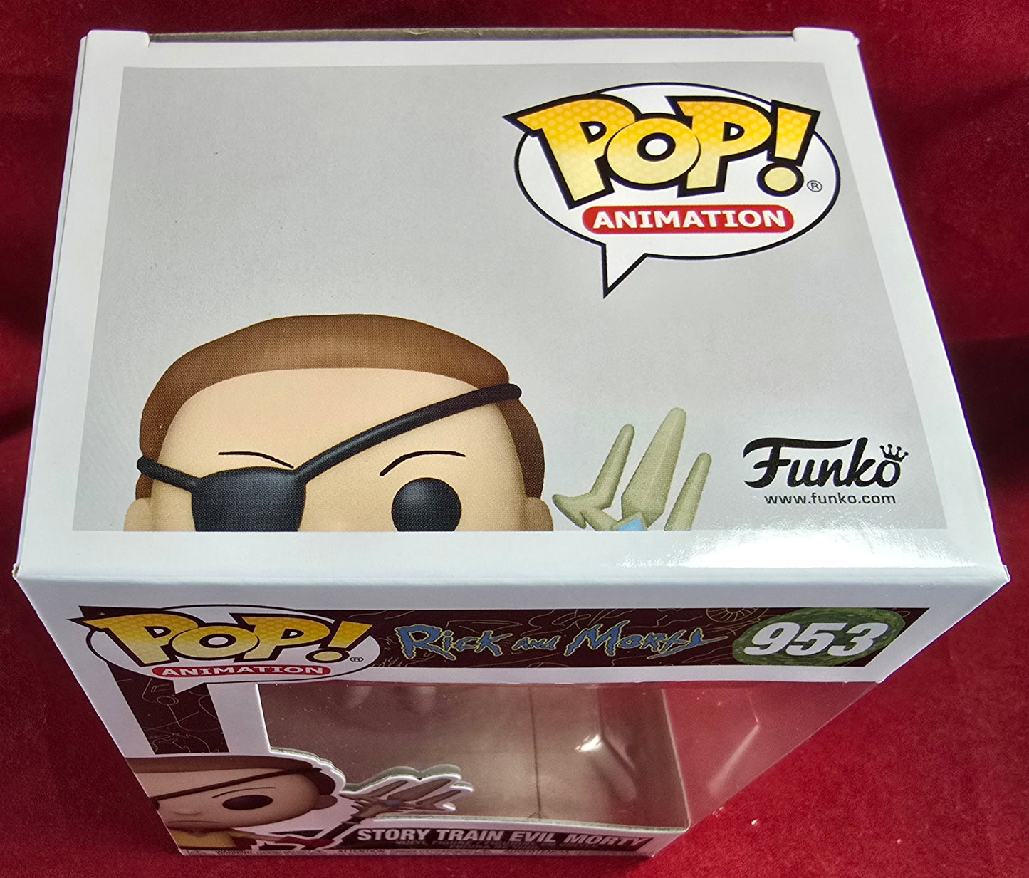 Story Train Evil Morty funko # 953 (nib) With pop protector
