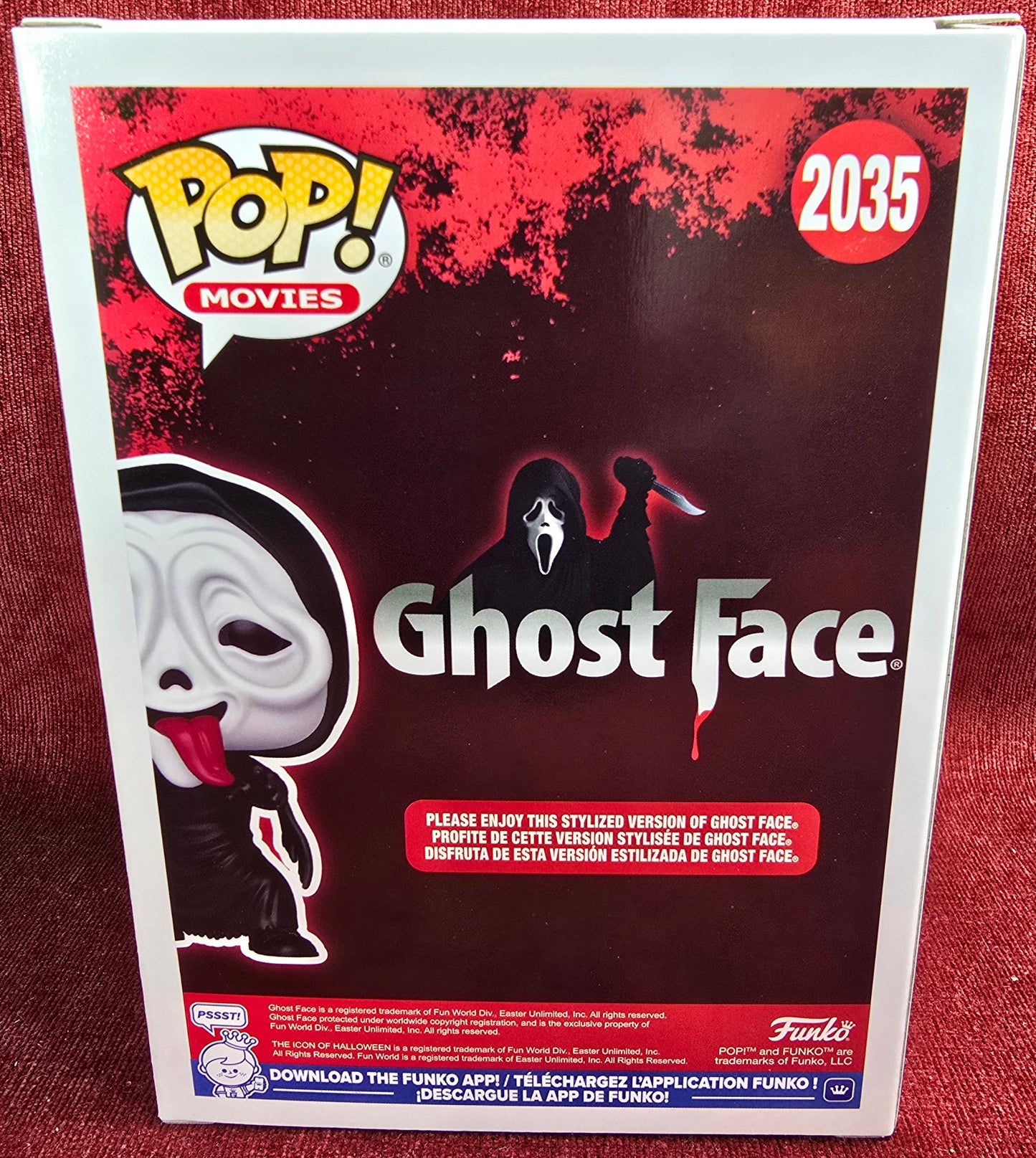 Funko POP! Vinyl: Ghost Face Tongue In Cheek # 2035 (Nib)
With pop protector