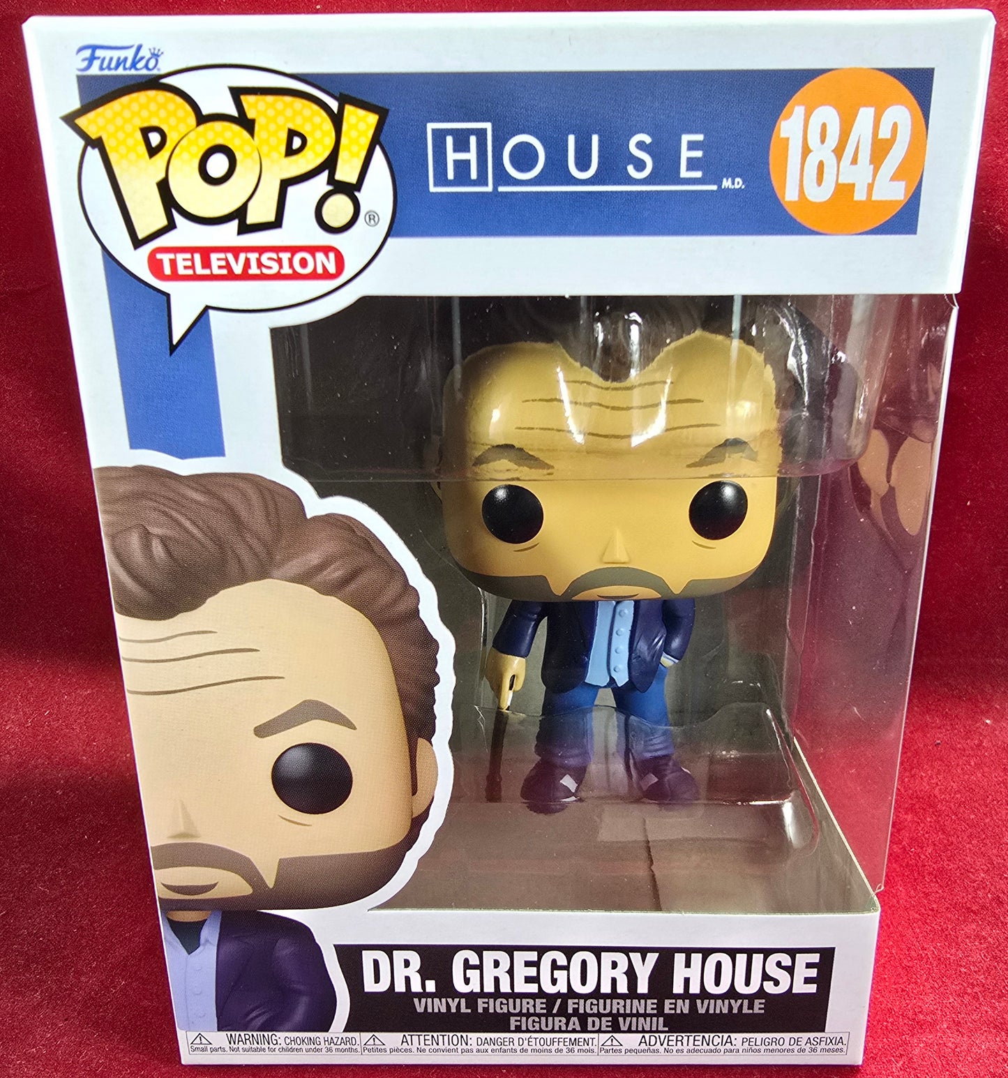 Dr. Gregory House funko # 1842 (nib) with pop protector