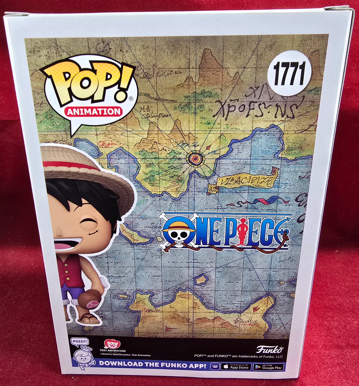 Monkey D. Luffy Funko # 1771 (Nib)
With pop protector
