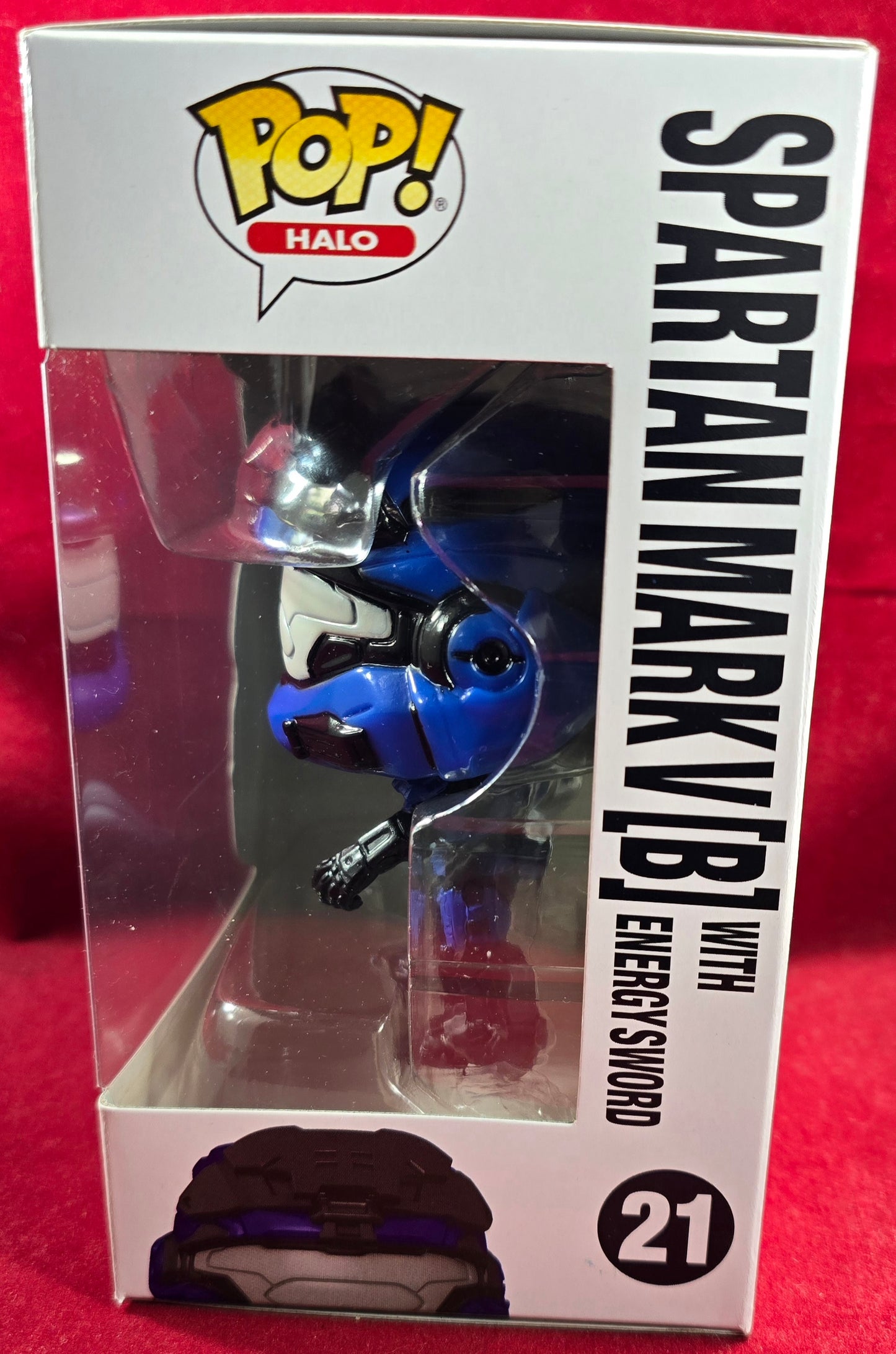 Spartan mark v [b] with energy sword funko # 21 (nib) With pop protector