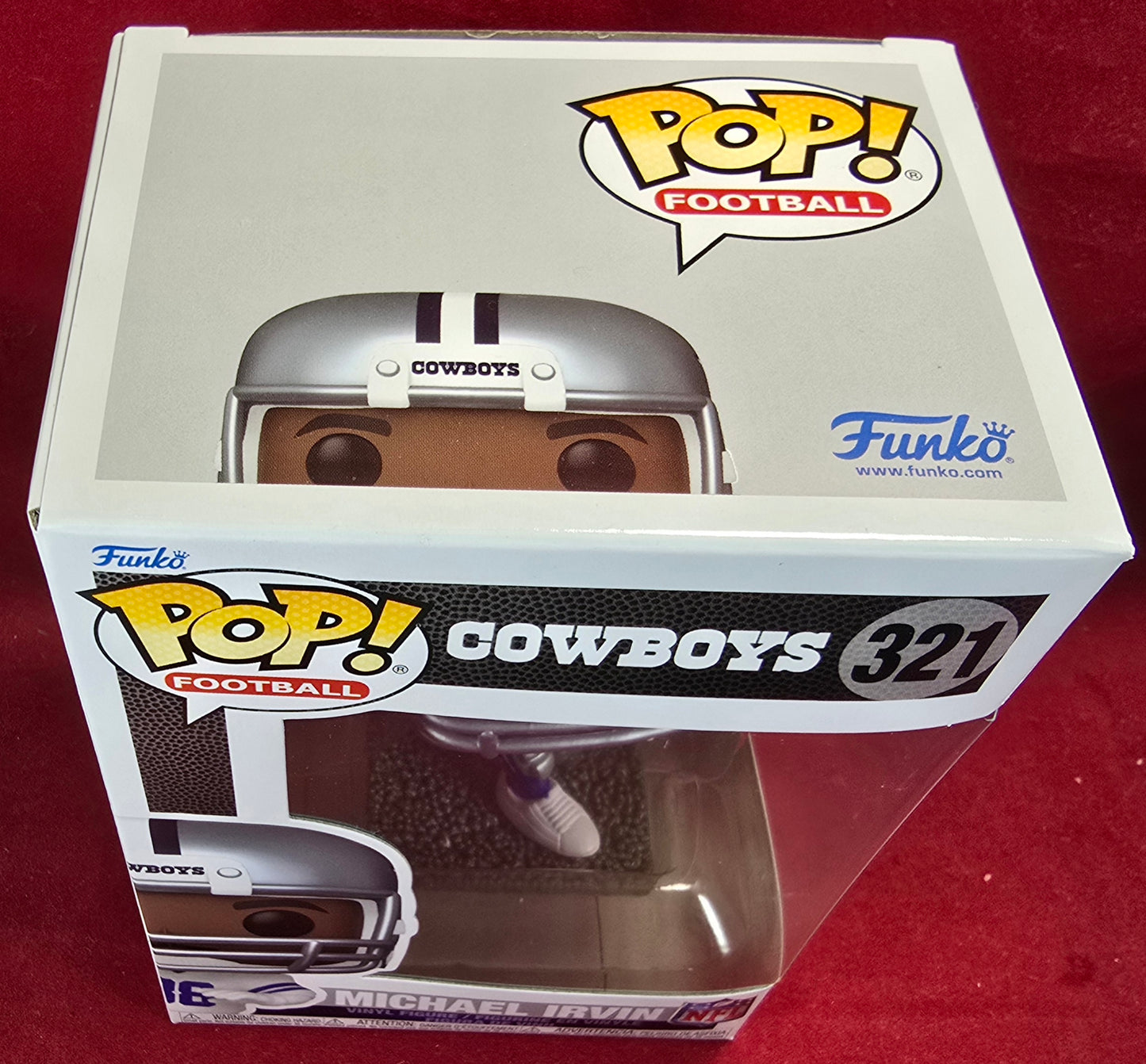 Michael Irvin funko # 321 (nib) with pop protector