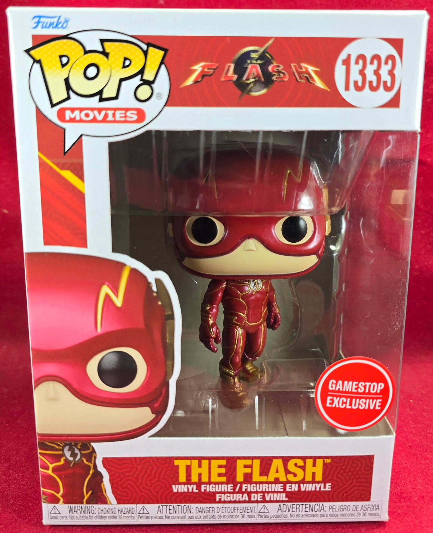 Gamestop Exclusive FLASH  Funko # 1333 (Nib)
With pop protector