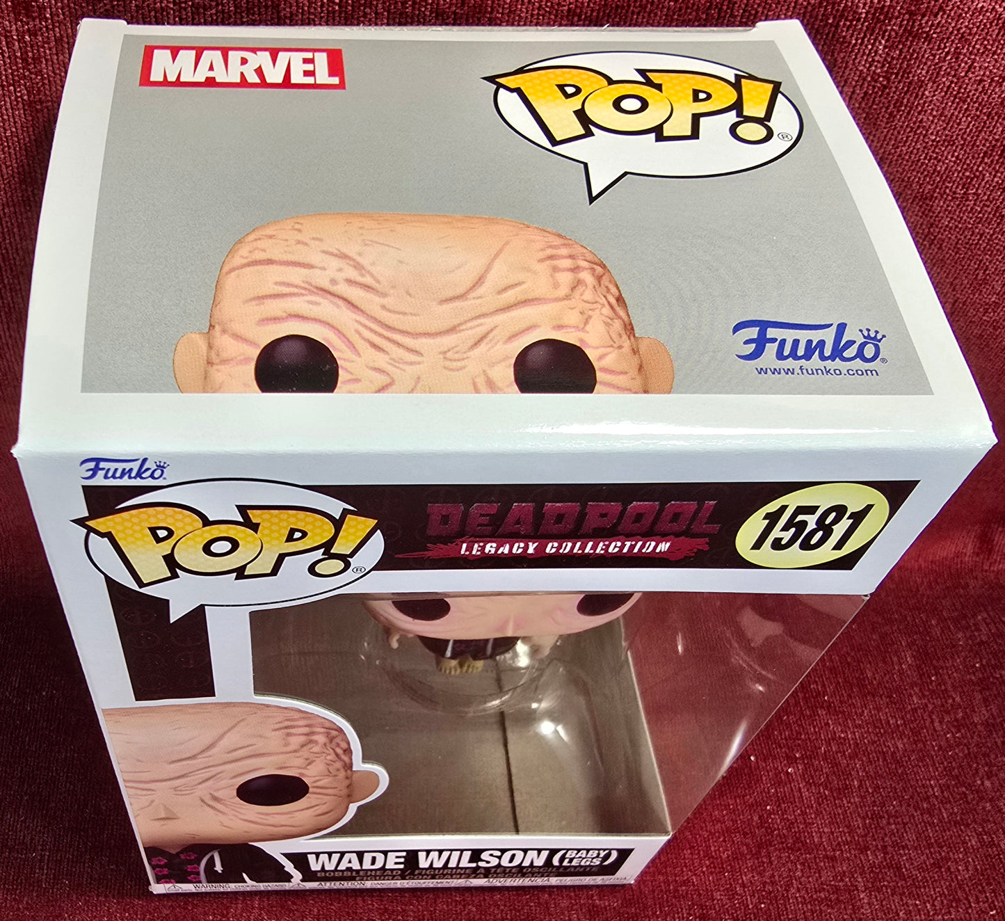 Funko Pop! Vinyl: Wade Wilson (Baby Legs) Funko # 1581 (Nib) 
With pop protector