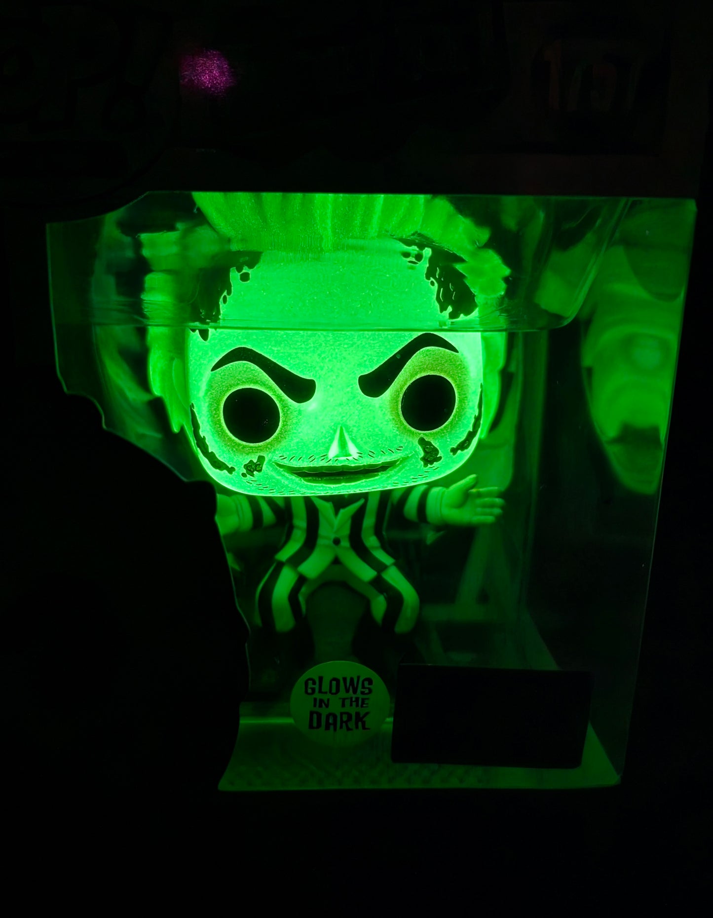 Beetlejuice entertainment earth exclusive funko # 1757 (nib) With pop protector