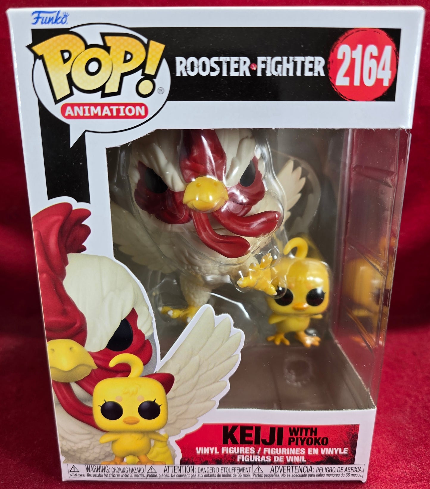 Keiji with Piyoko Funko #2164 (Nib)
With pop protector