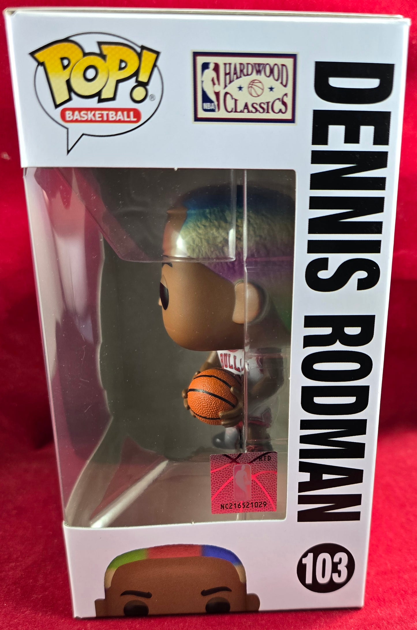 Dennis Rodman funko # 103 (nib) With pop protector