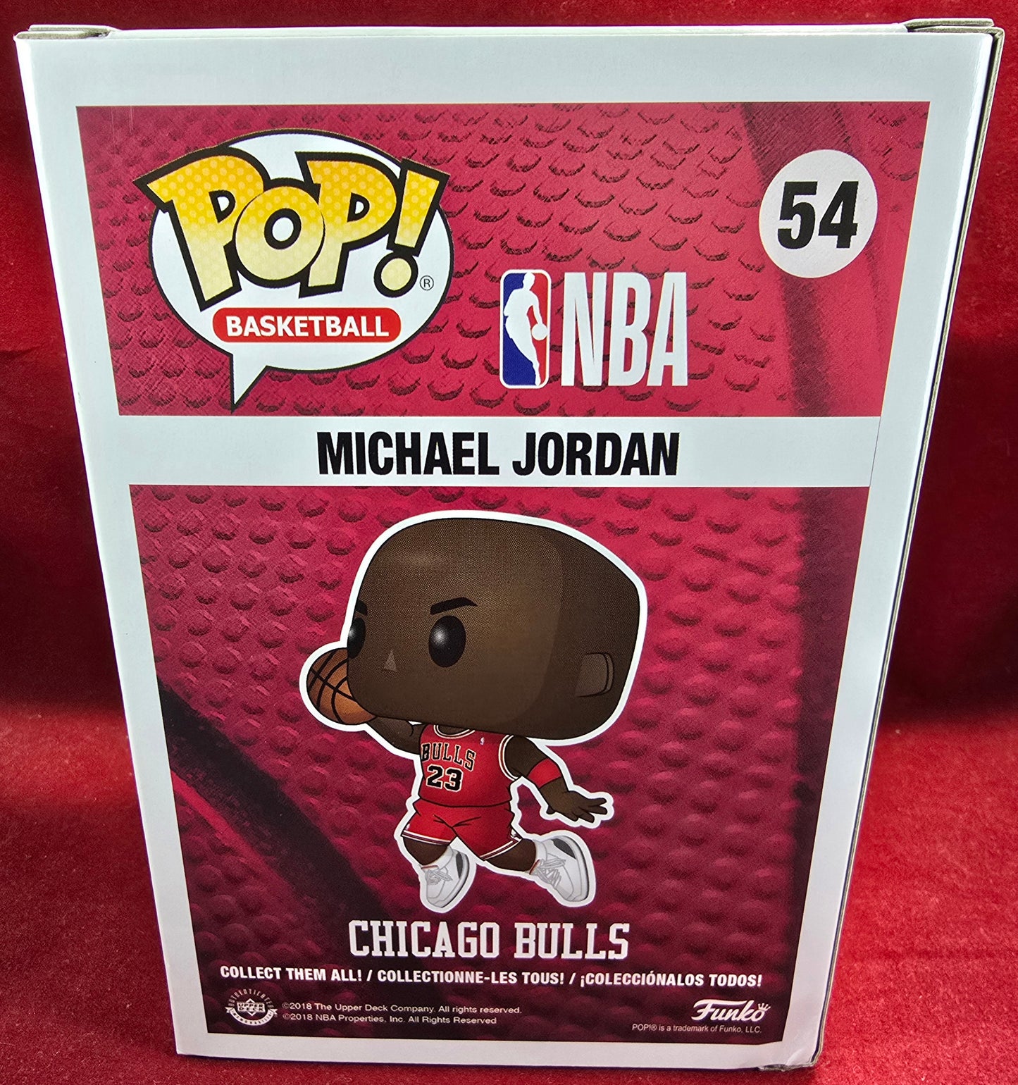 Michael Jordan funko # 54 (nib) with pop protector