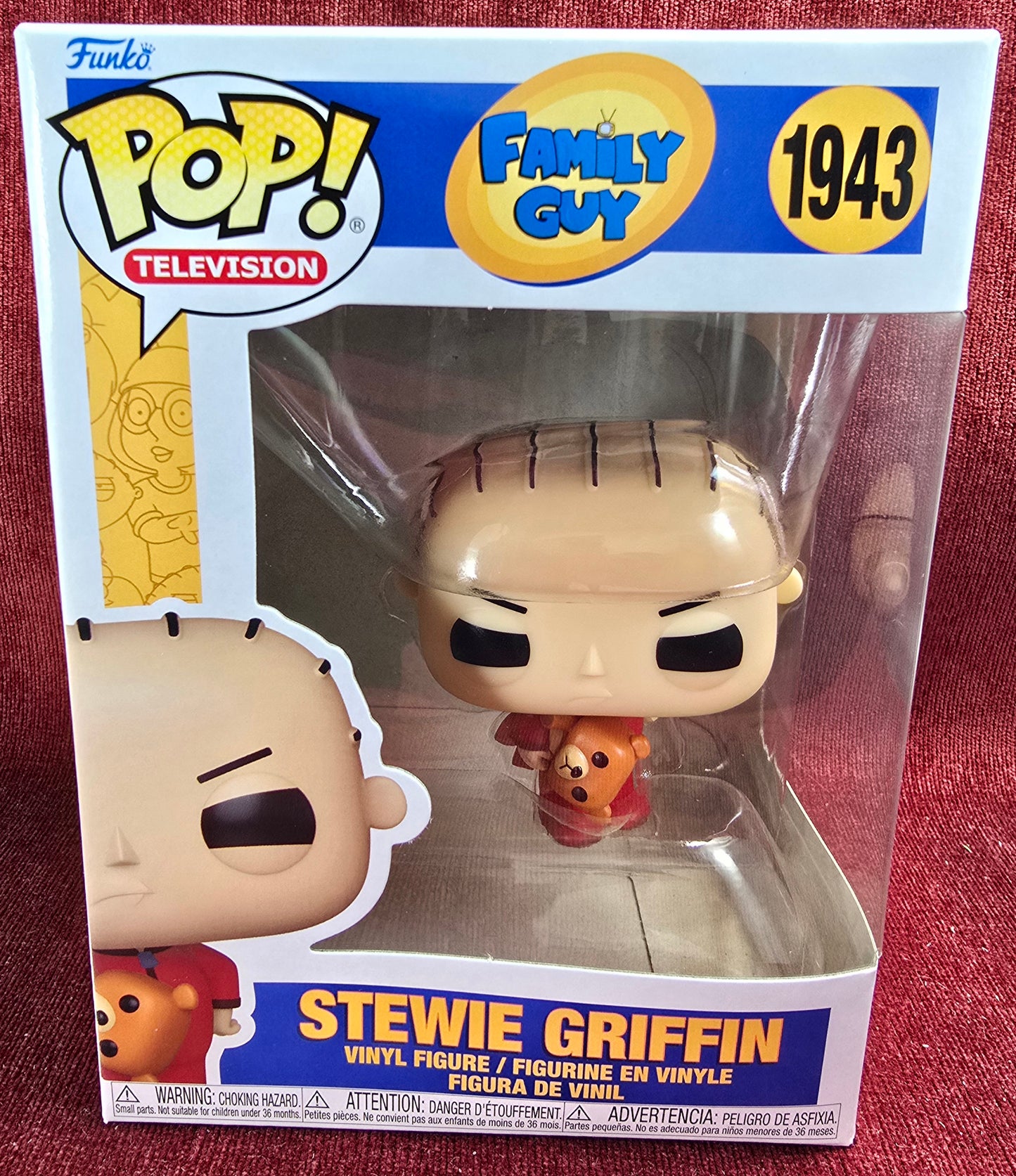 Funko Pop! Vinyl: STEWIE GRIFFIN  #1943 (Nib)
With pop protector