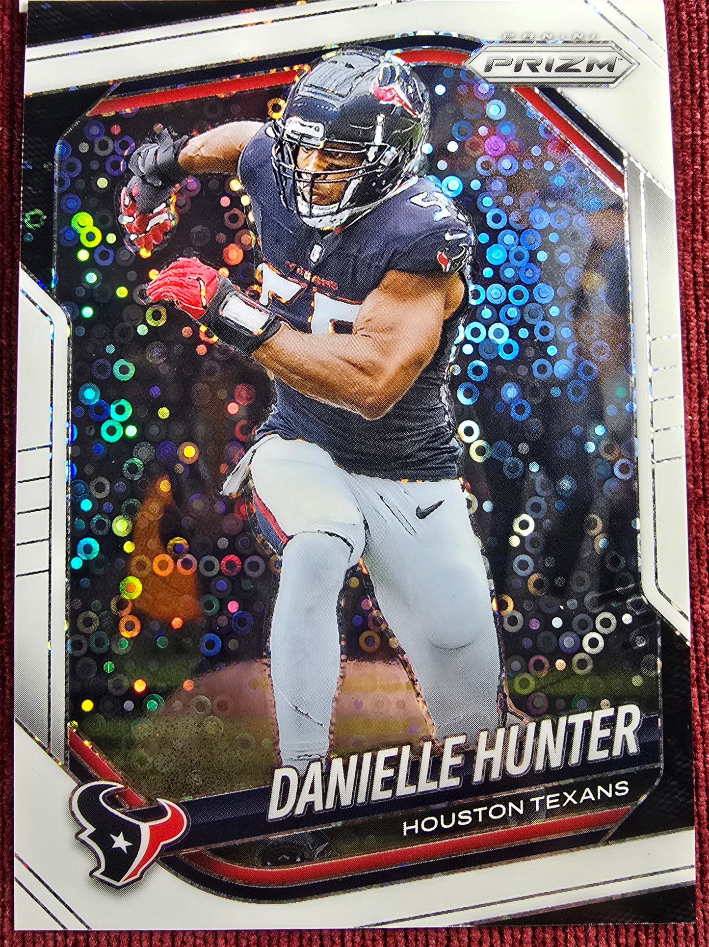 Houston Texans Past And Present Team Football Card Set of 15.