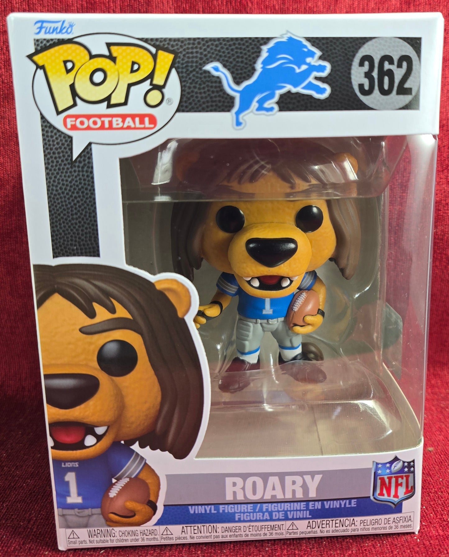 Funko Pop! Football: Roary #362 (Nib)
With pop protector
