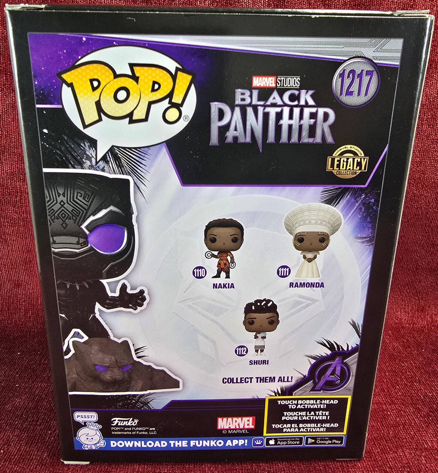 Funko Pop! Vinyl: Black Panther Exclusive #1217 (Nib)
With pop protector